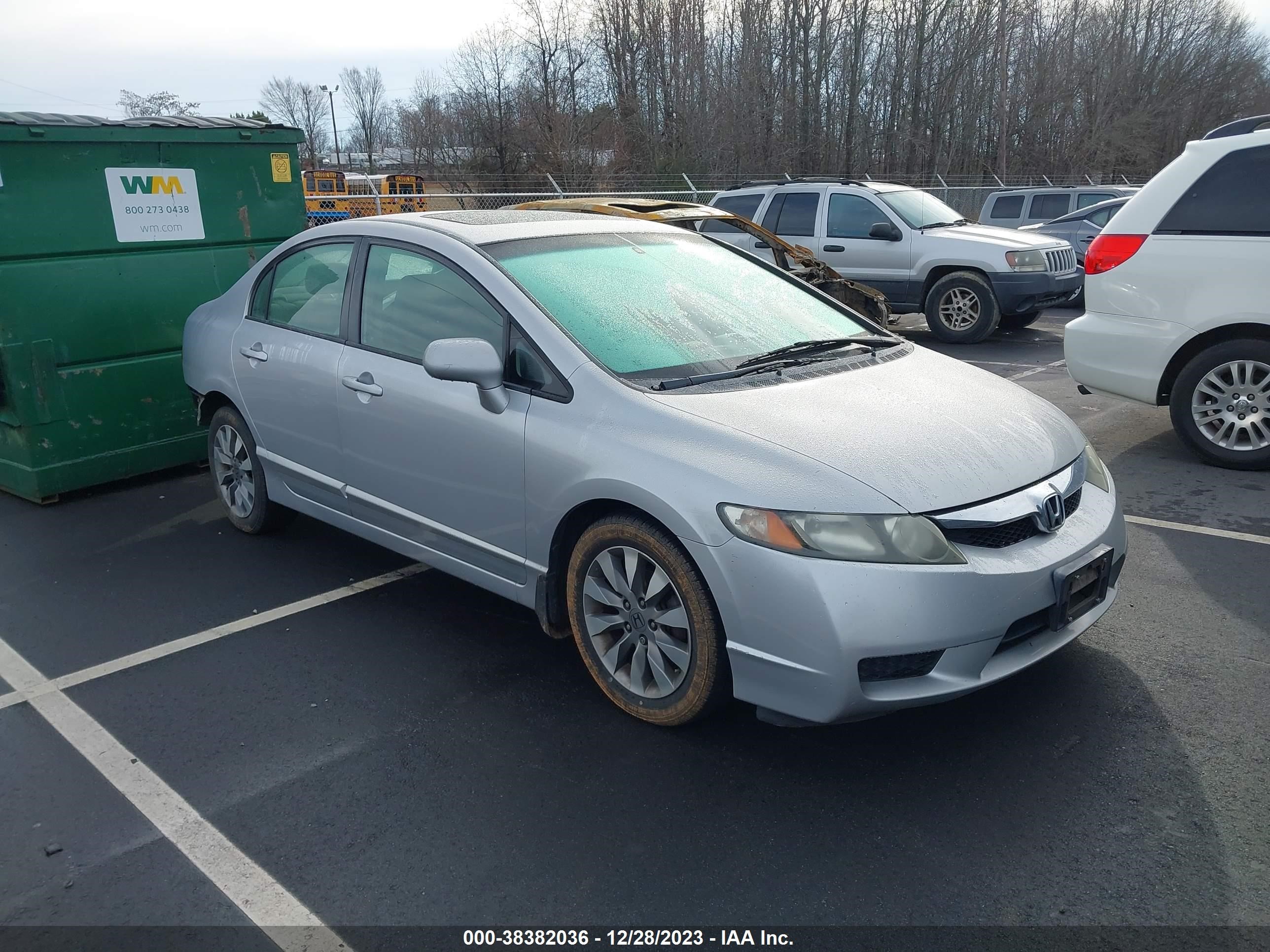 HONDA CIVIC 2009 2hgfa15819h504949