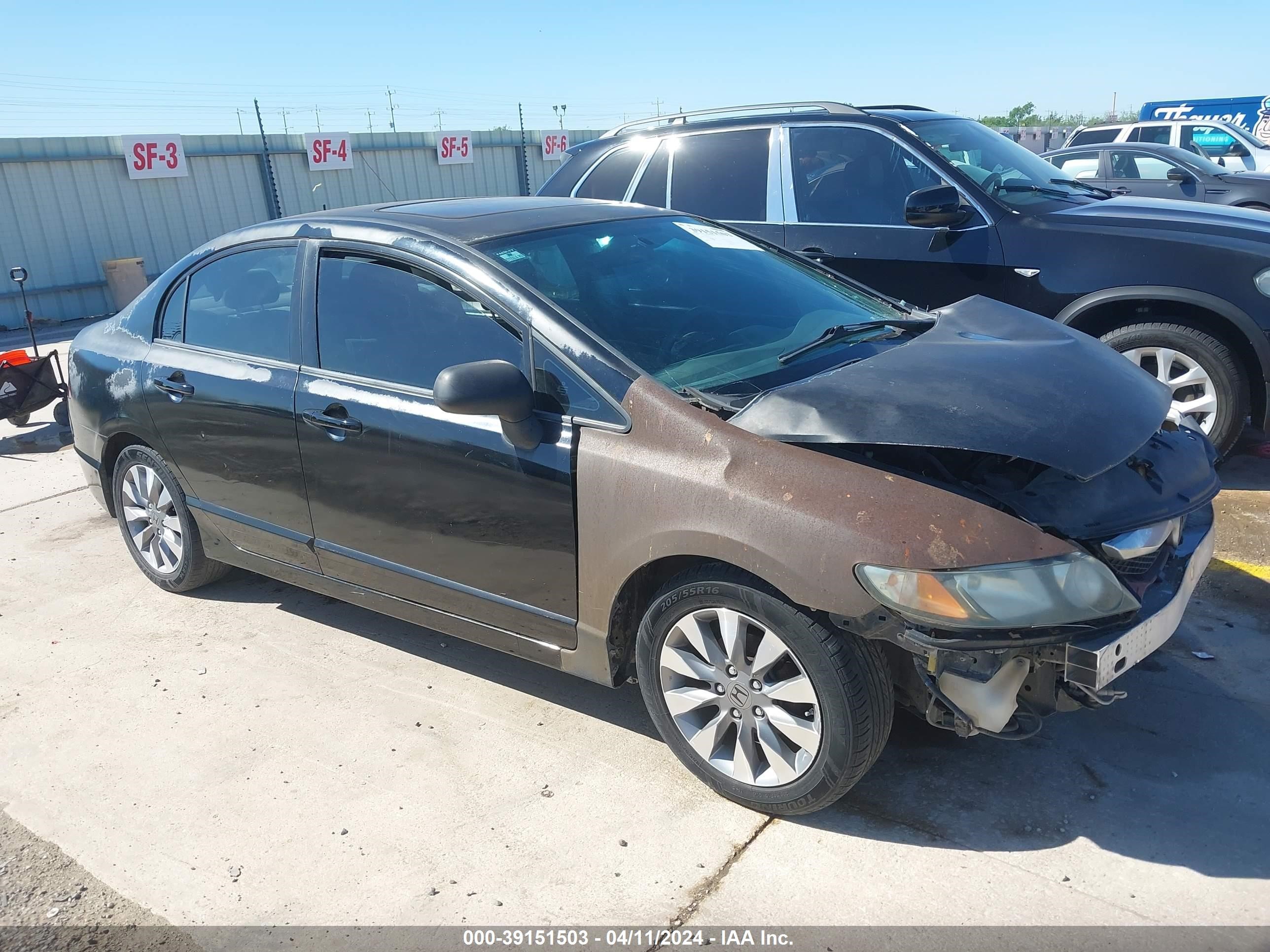 HONDA CIVIC 2009 2hgfa15829h514471