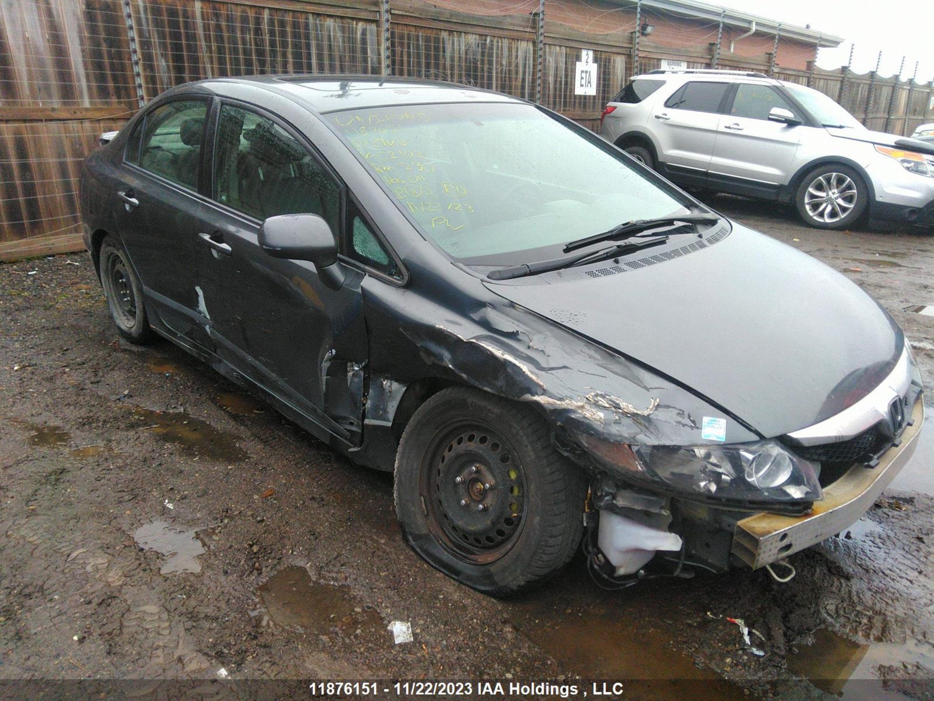 HONDA CIVIC 2009 2hgfa16039h021021