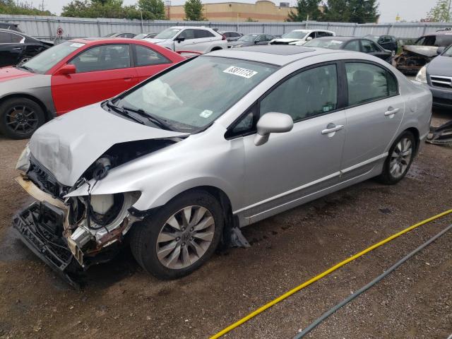 HONDA CIVIC EXL 2009 2hgfa16089h109336