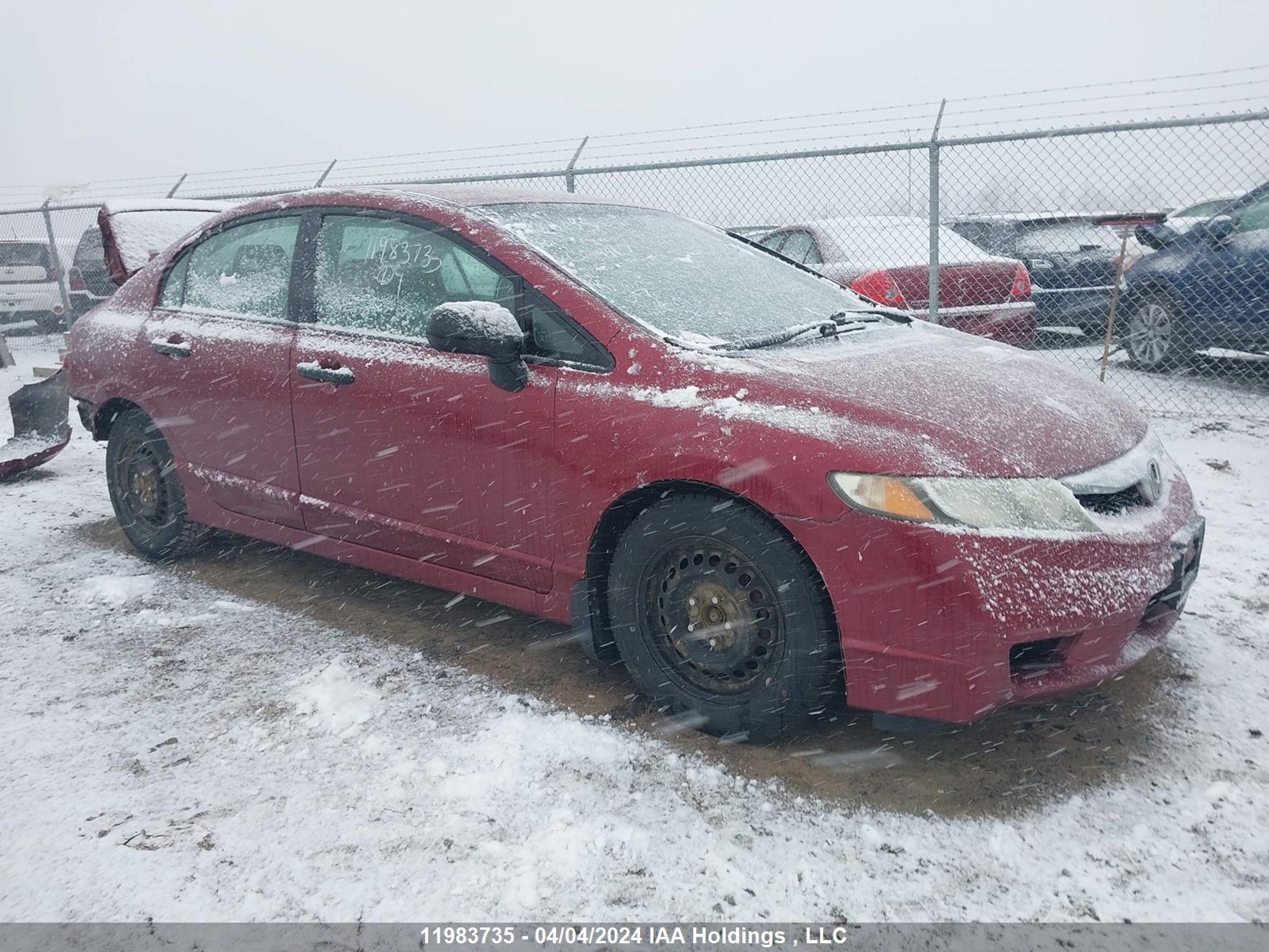 HONDA CIVIC 2009 2hgfa16219h024467