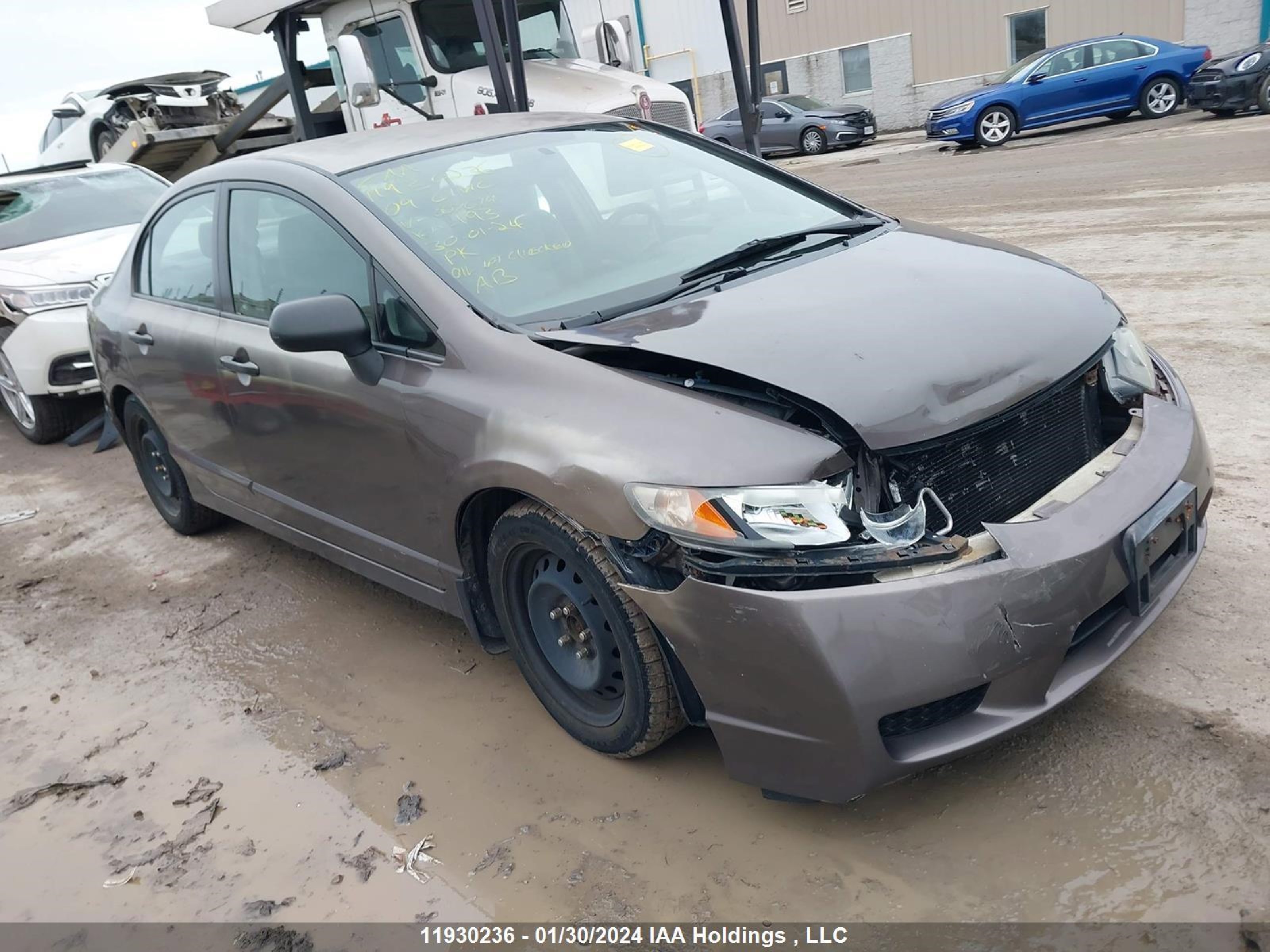 HONDA CIVIC 2009 2hgfa16299h007674