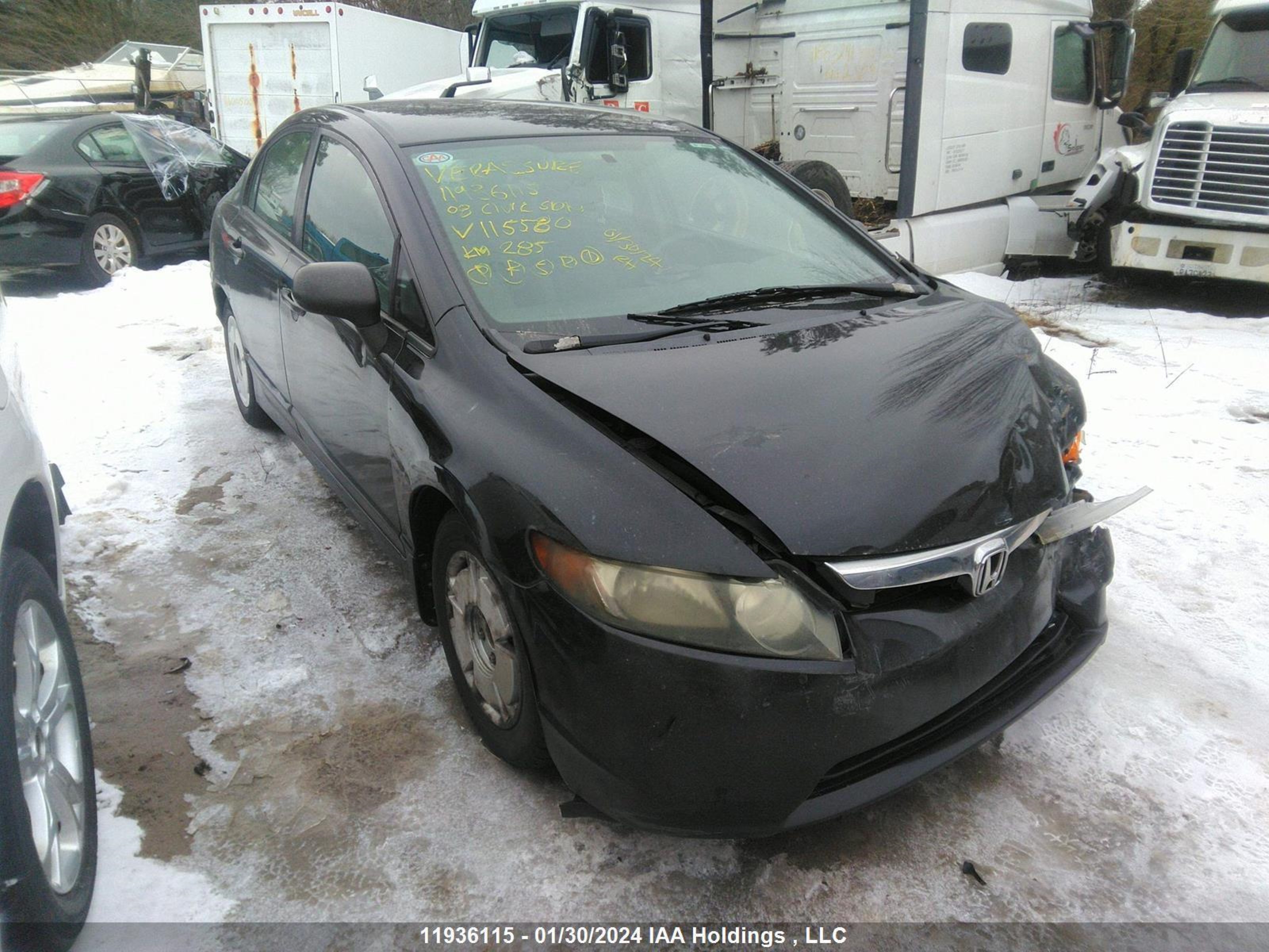 HONDA CIVIC 2008 2hgfa16438h115580