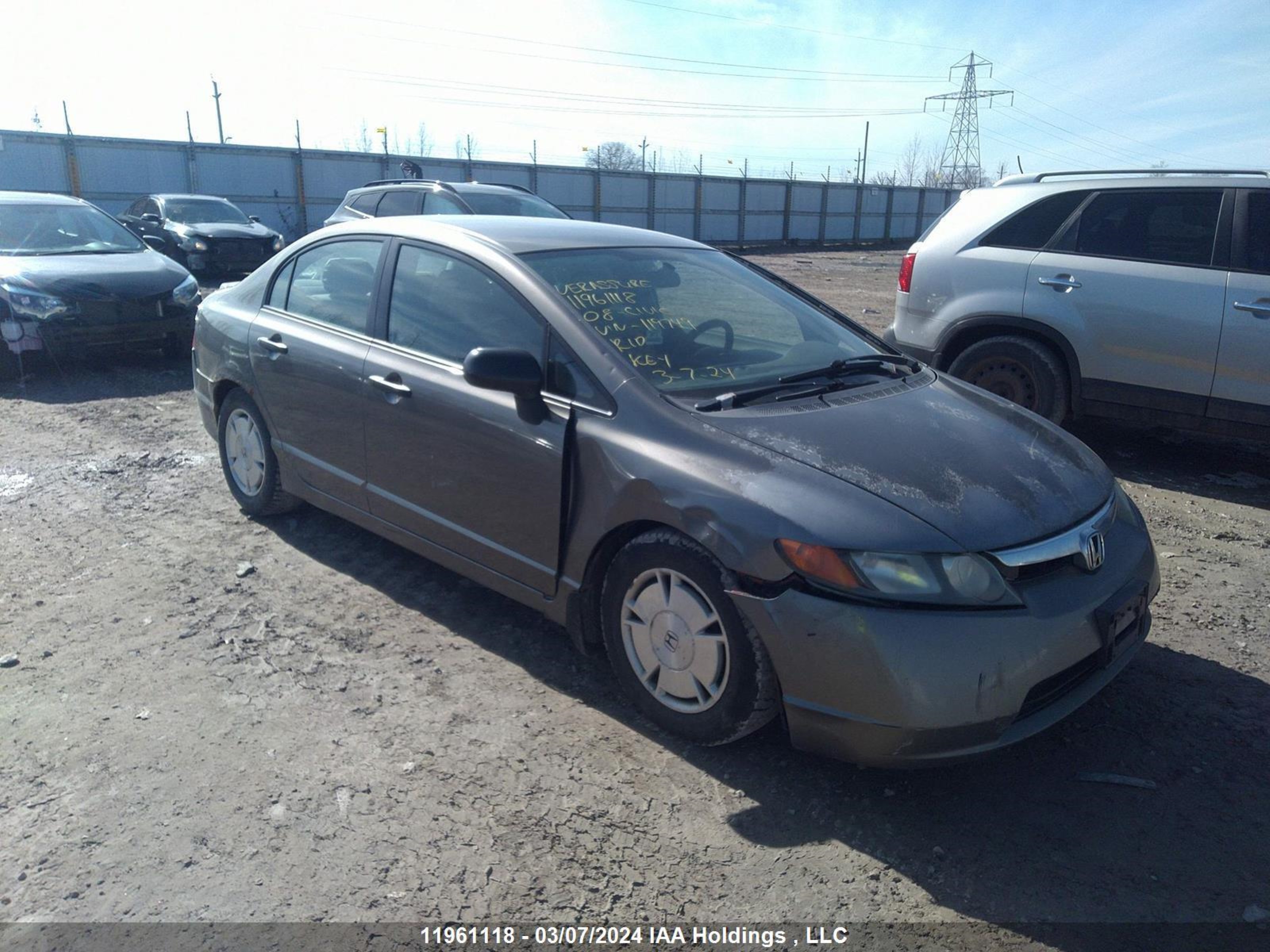 HONDA CIVIC 2008 2hgfa16448h119749