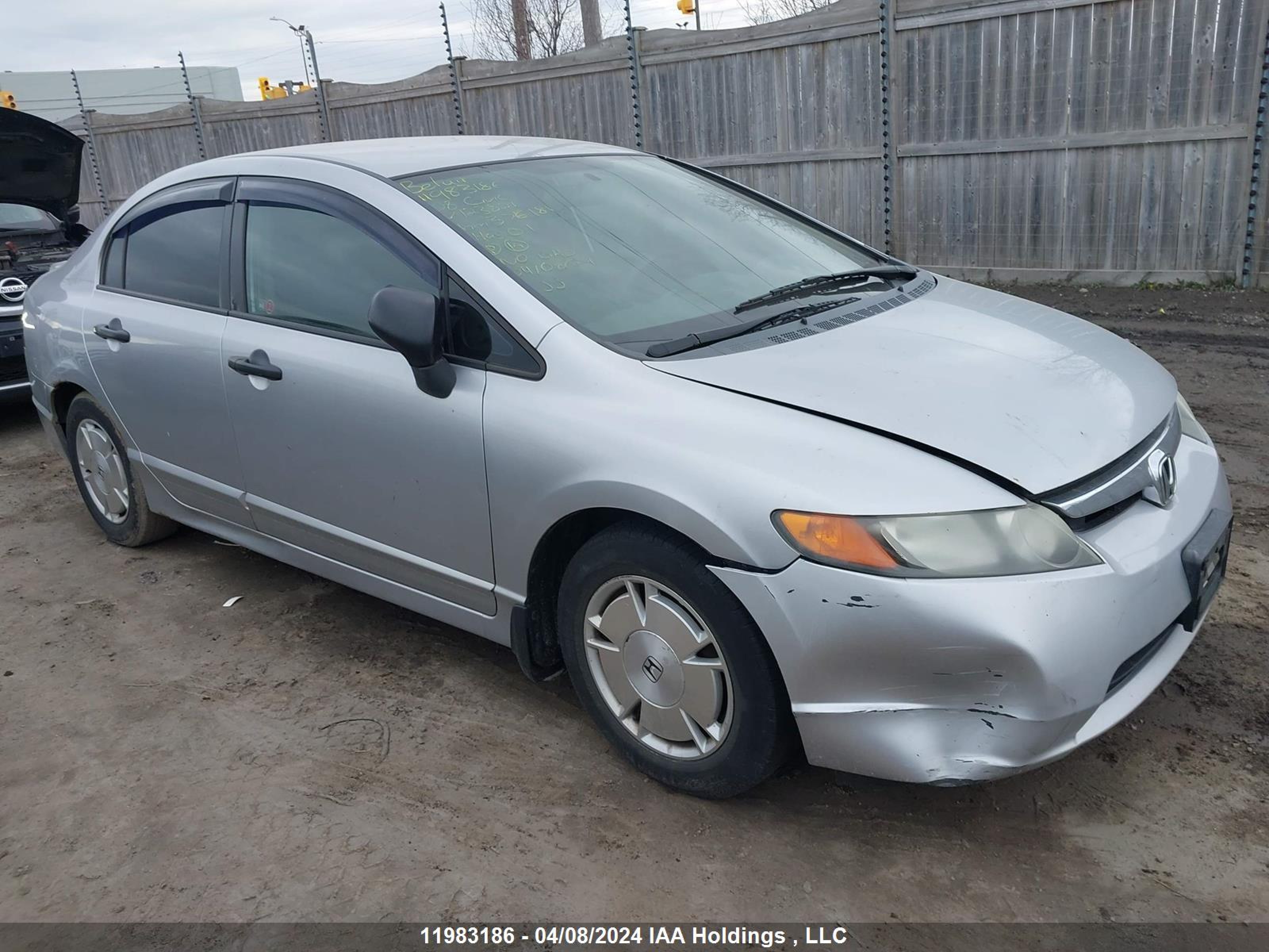 HONDA CIVIC 2008 2hgfa16468h123821