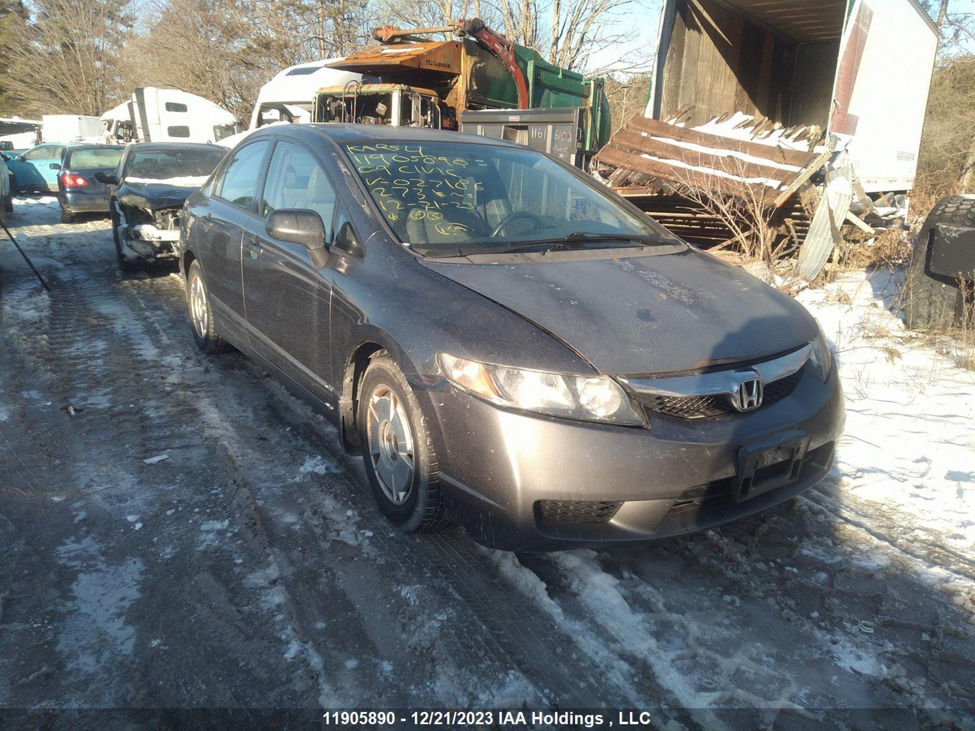 HONDA CIVIC 2009 2hgfa16469h027186