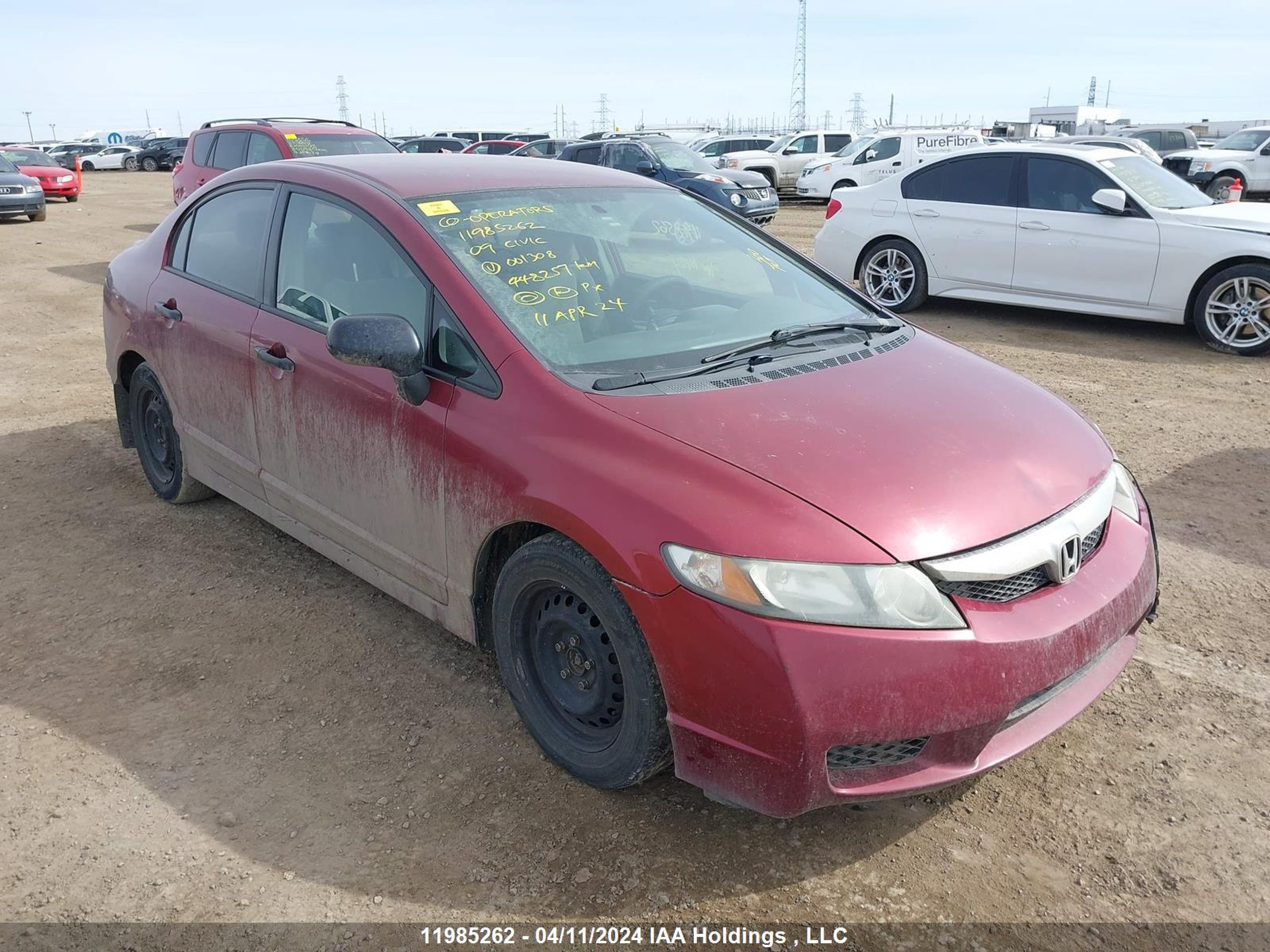 HONDA CIVIC 2009 2hgfa16479h001308