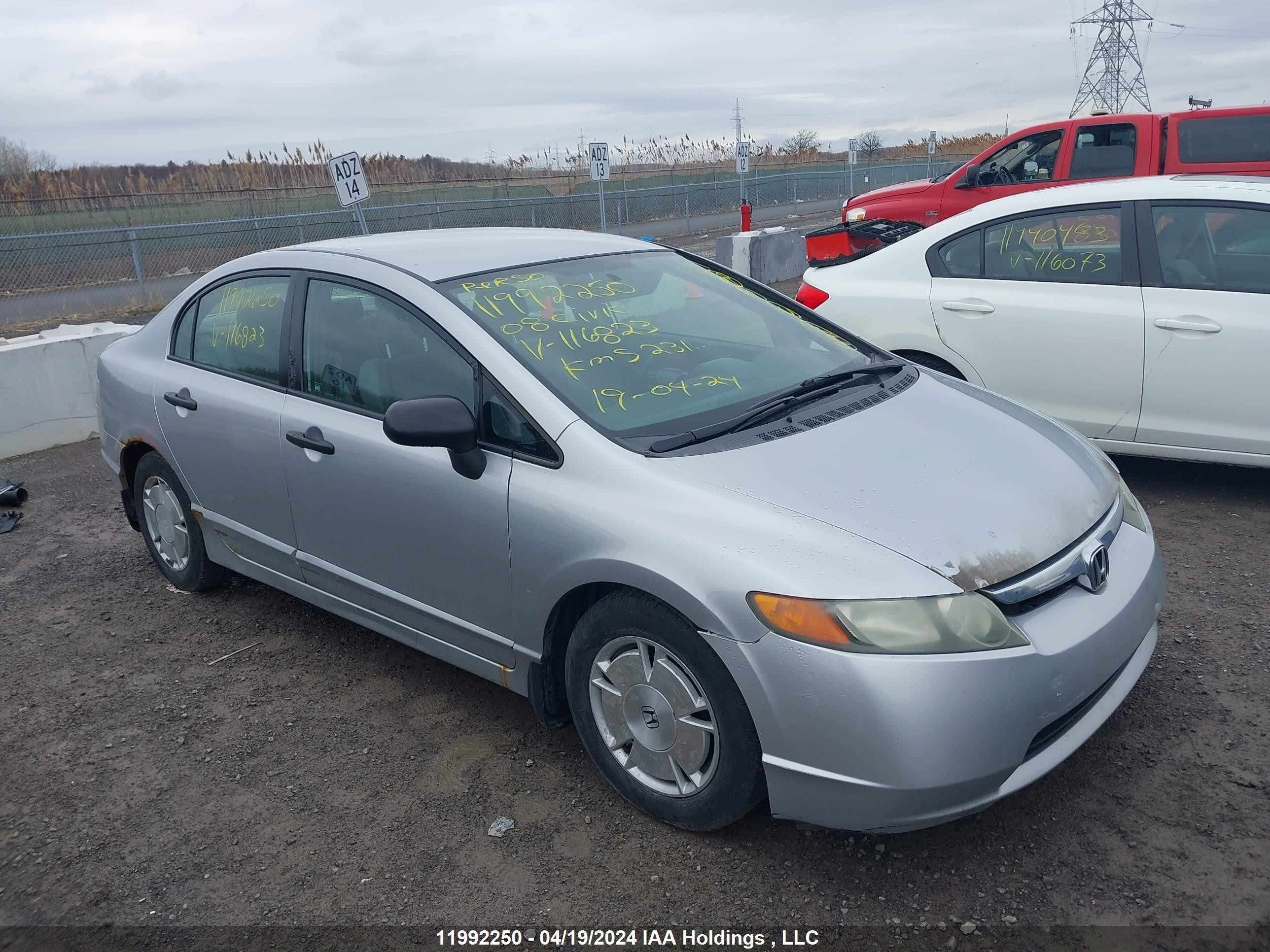 HONDA CIVIC 2008 2hgfa16488h116823