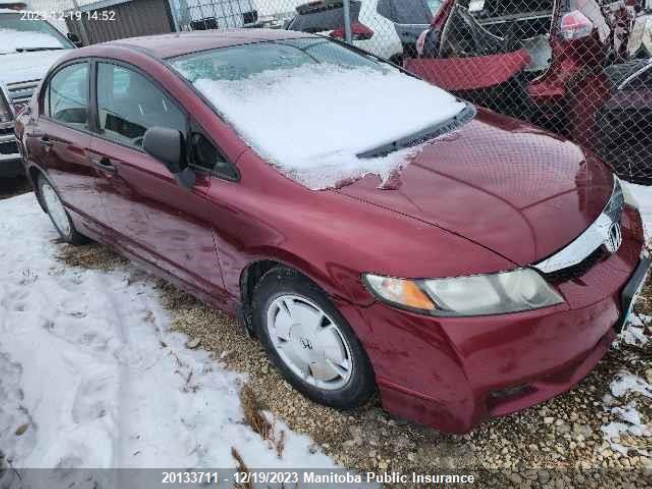 HONDA CIVIC 2009 2hgfa16489h031952