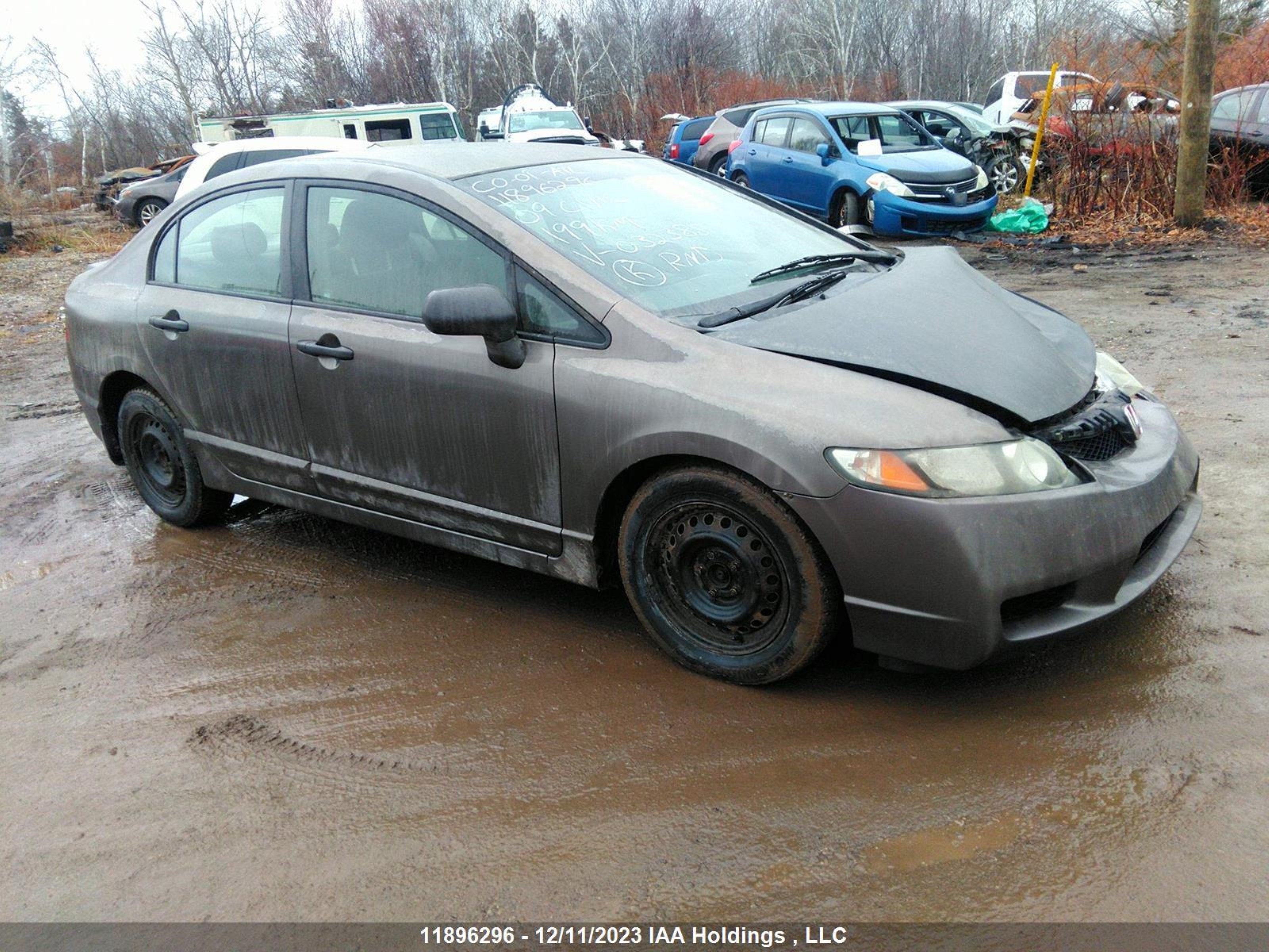 HONDA CIVIC 2009 2hgfa164x9h032388