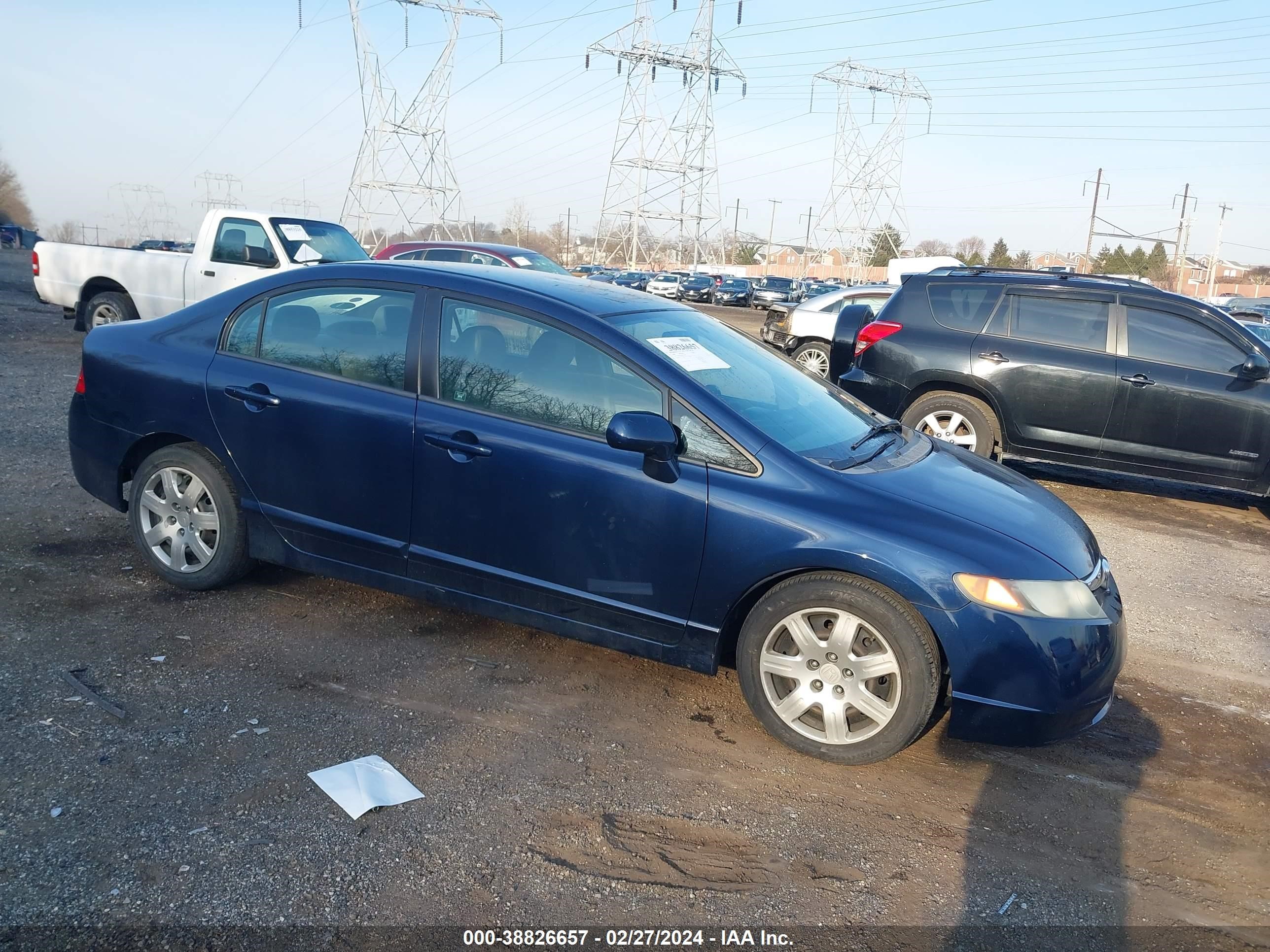 HONDA CIVIC 2008 2hgfa16508h510101