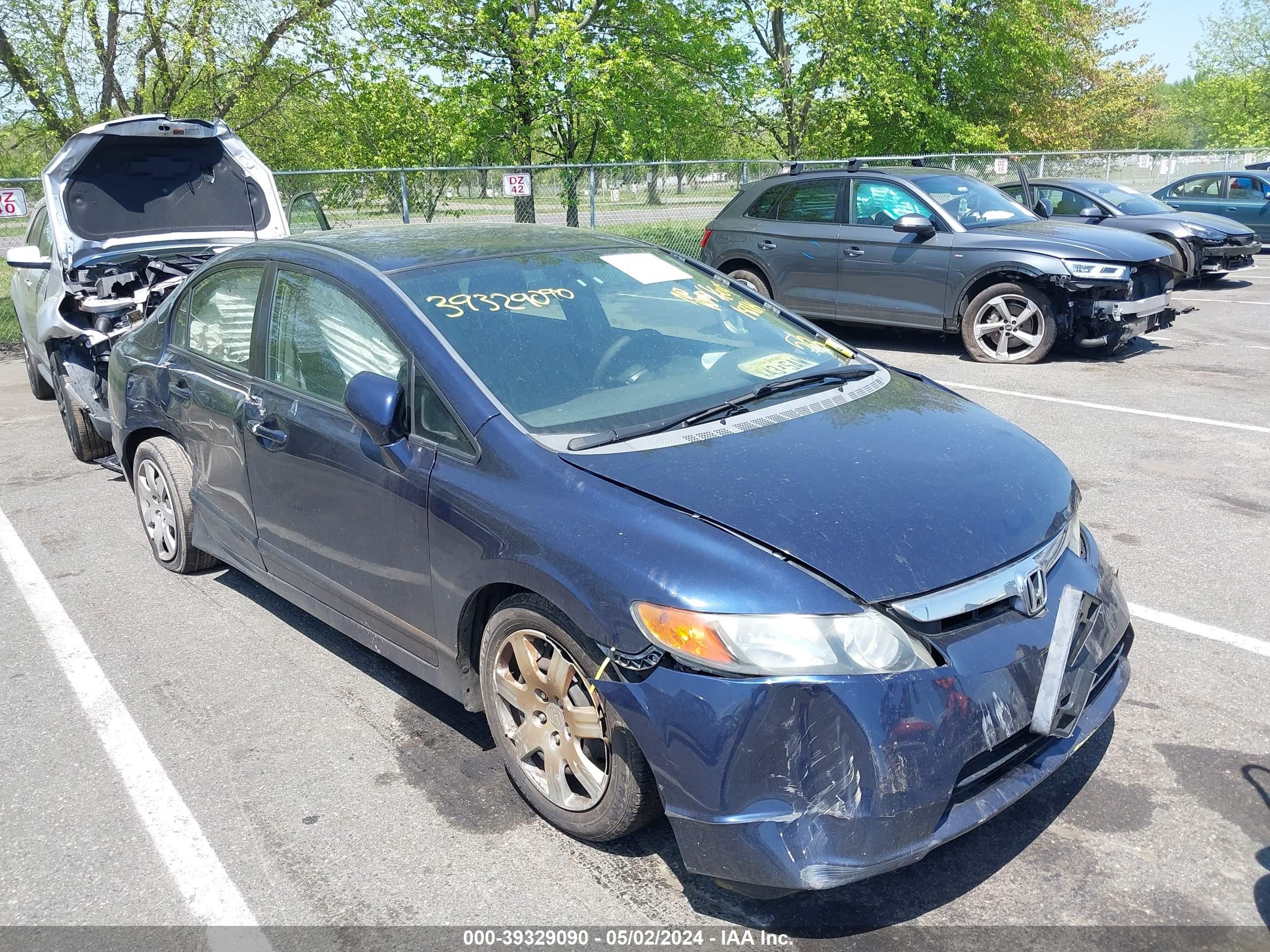 HONDA CIVIC 2008 2hgfa16508h534625