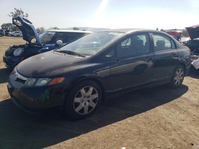 HONDA CIVIC LX 2007 2hgfa16527h310058