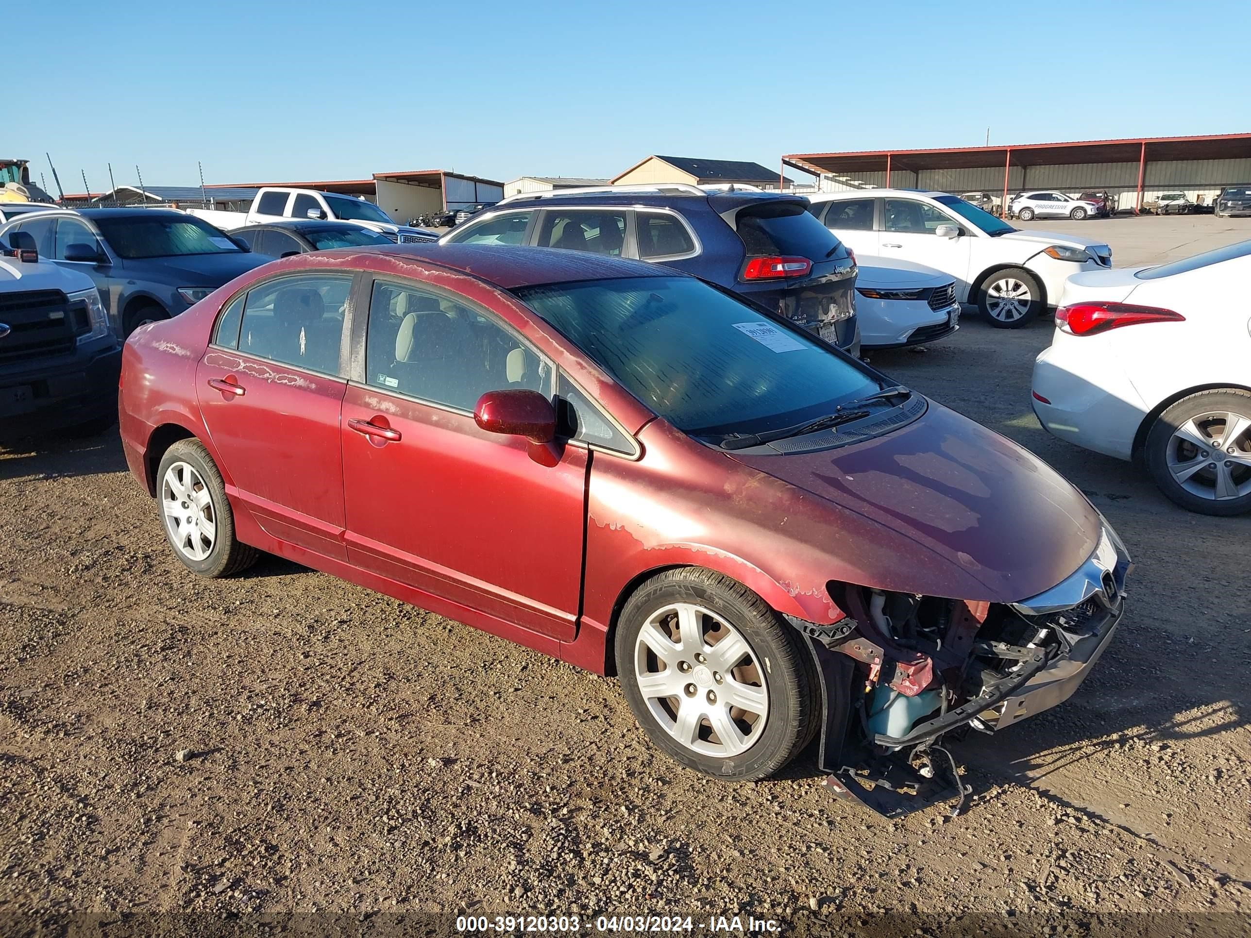 HONDA CIVIC 2009 2hgfa16529h540217