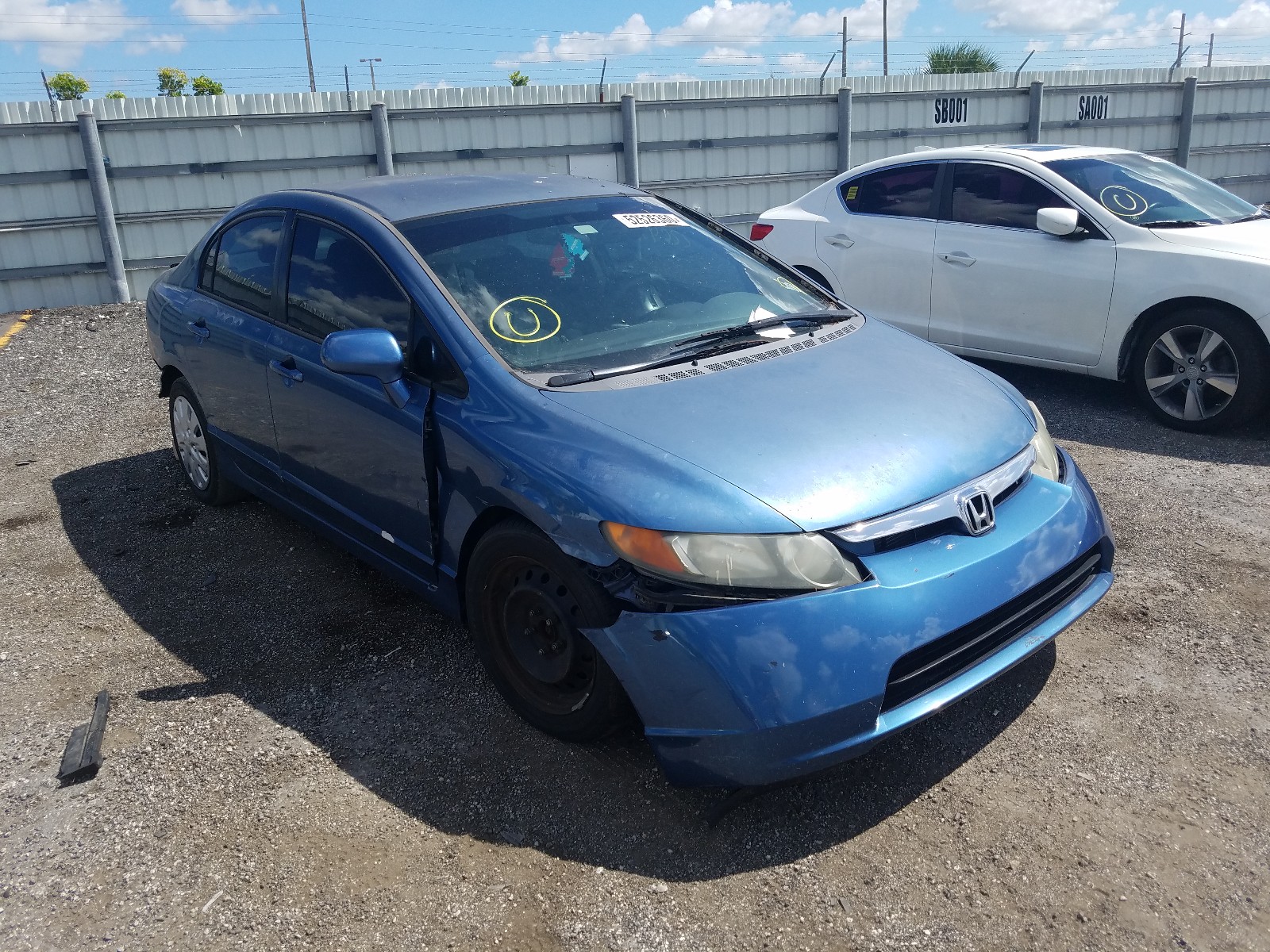 HONDA CIVIC LX 2006 2hgfa16546h508008