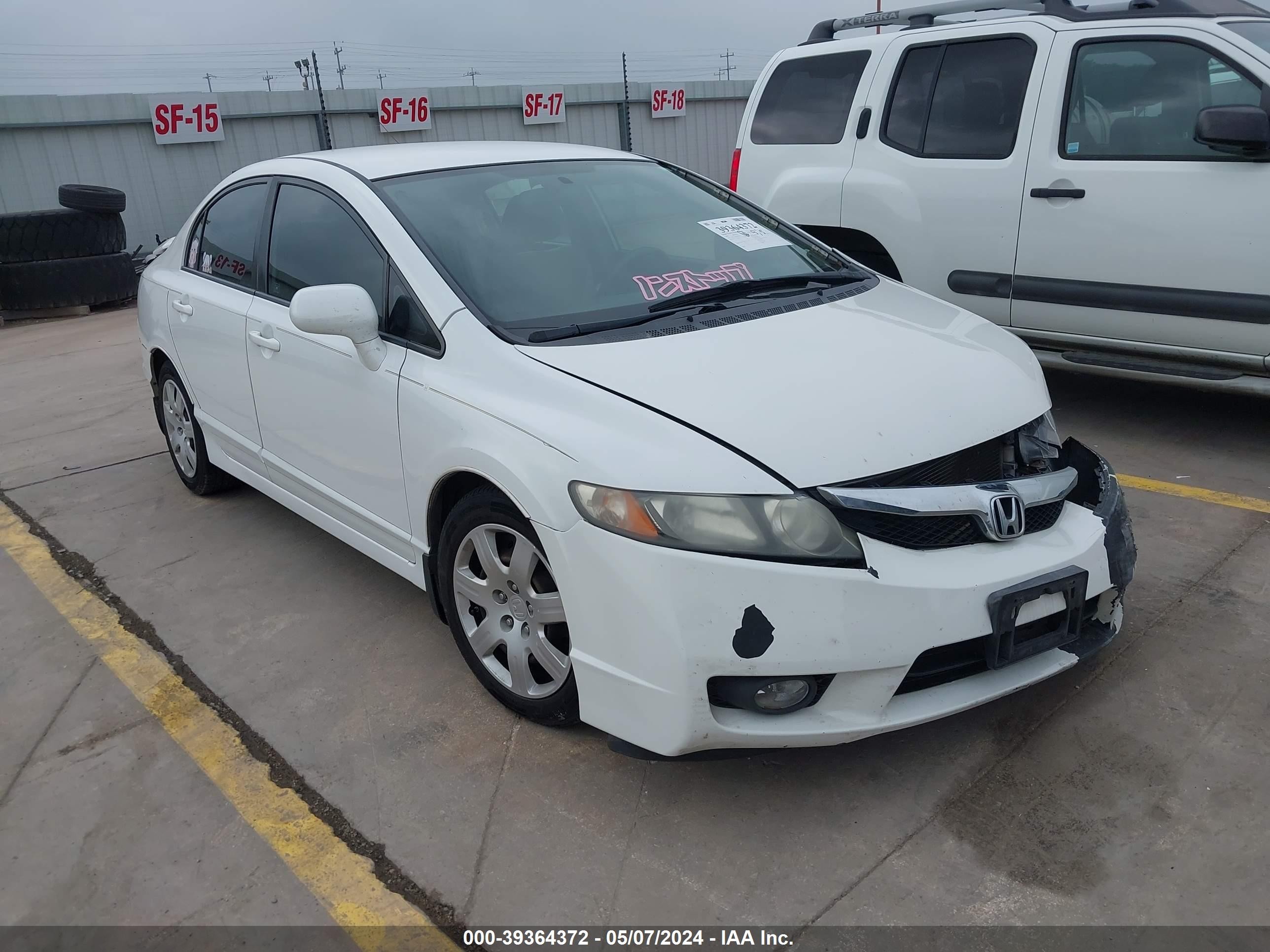 HONDA CIVIC 2009 2hgfa16549h361547