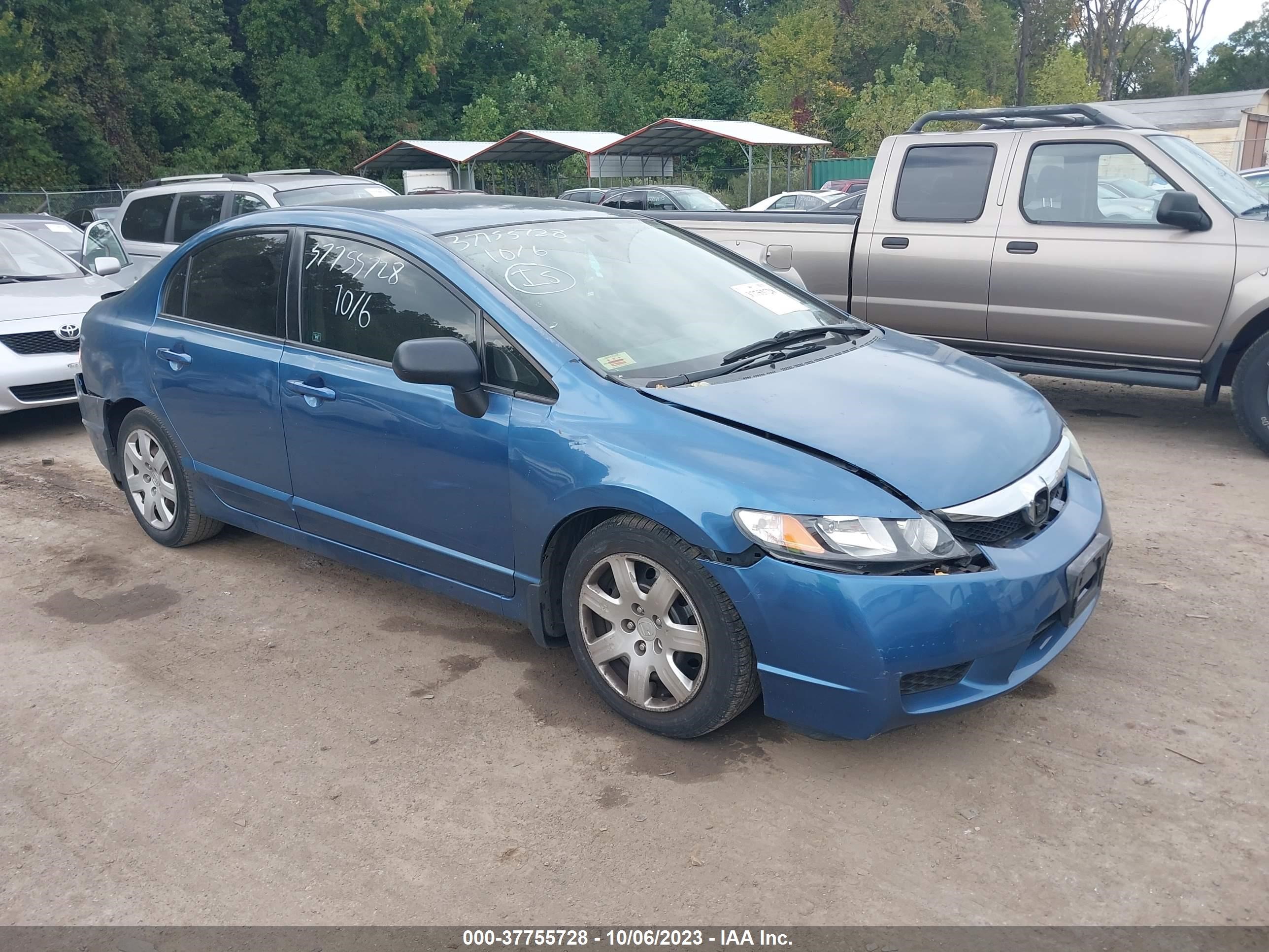 HONDA CIVIC 2009 2hgfa16549h529476