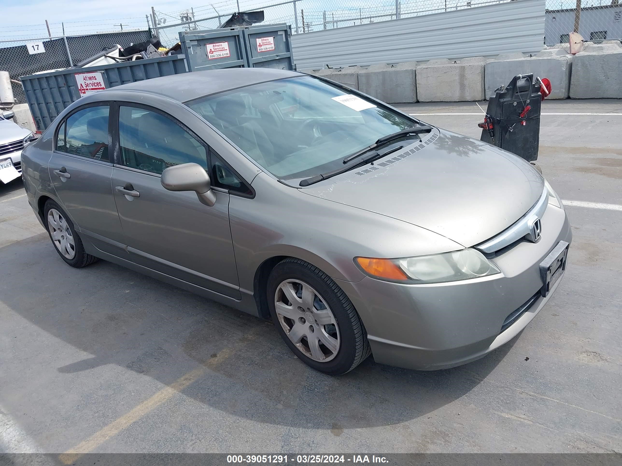 HONDA CIVIC 2007 2hgfa16557h301533