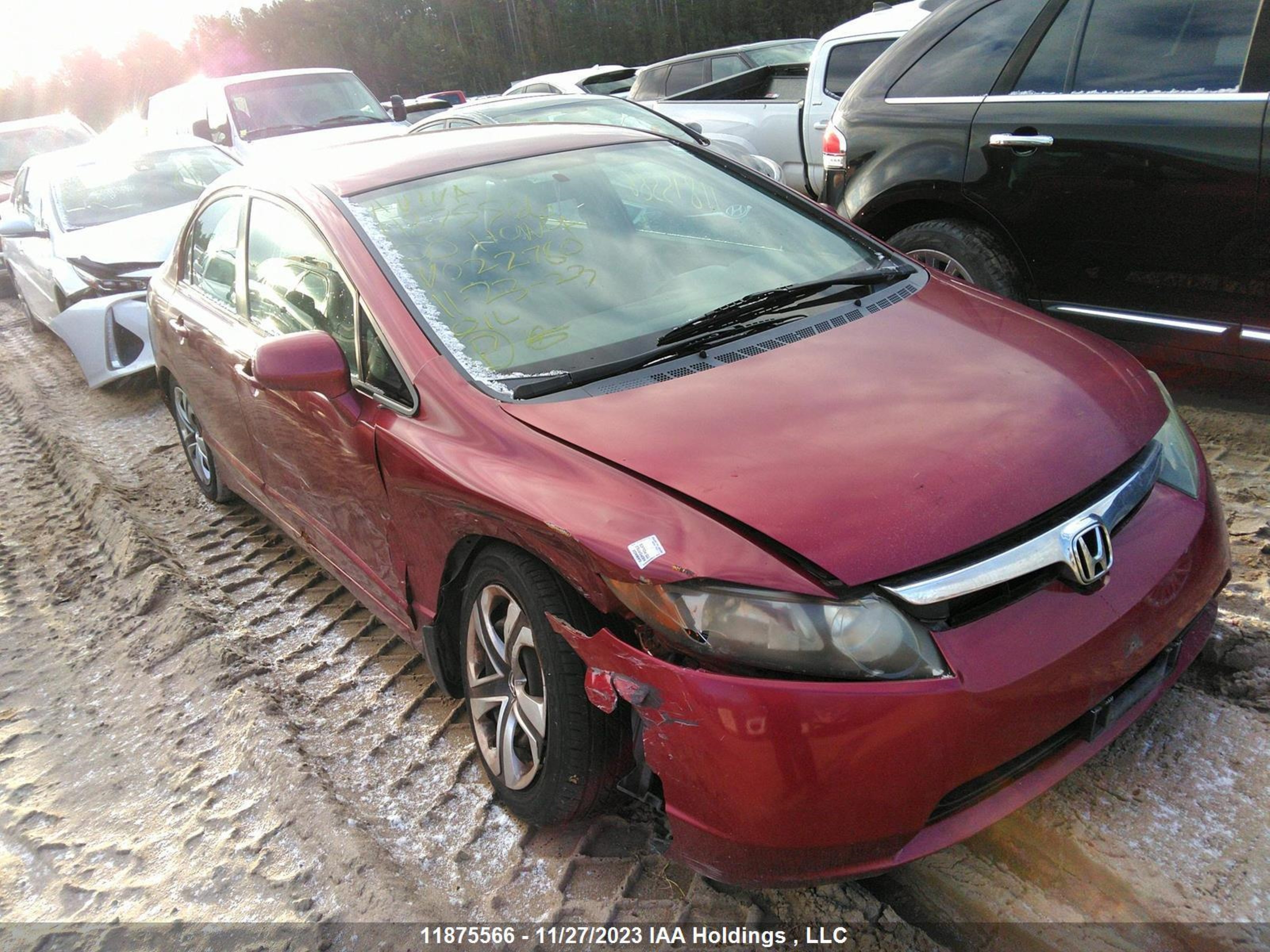 HONDA CIVIC 2008 2hgfa16558h022780