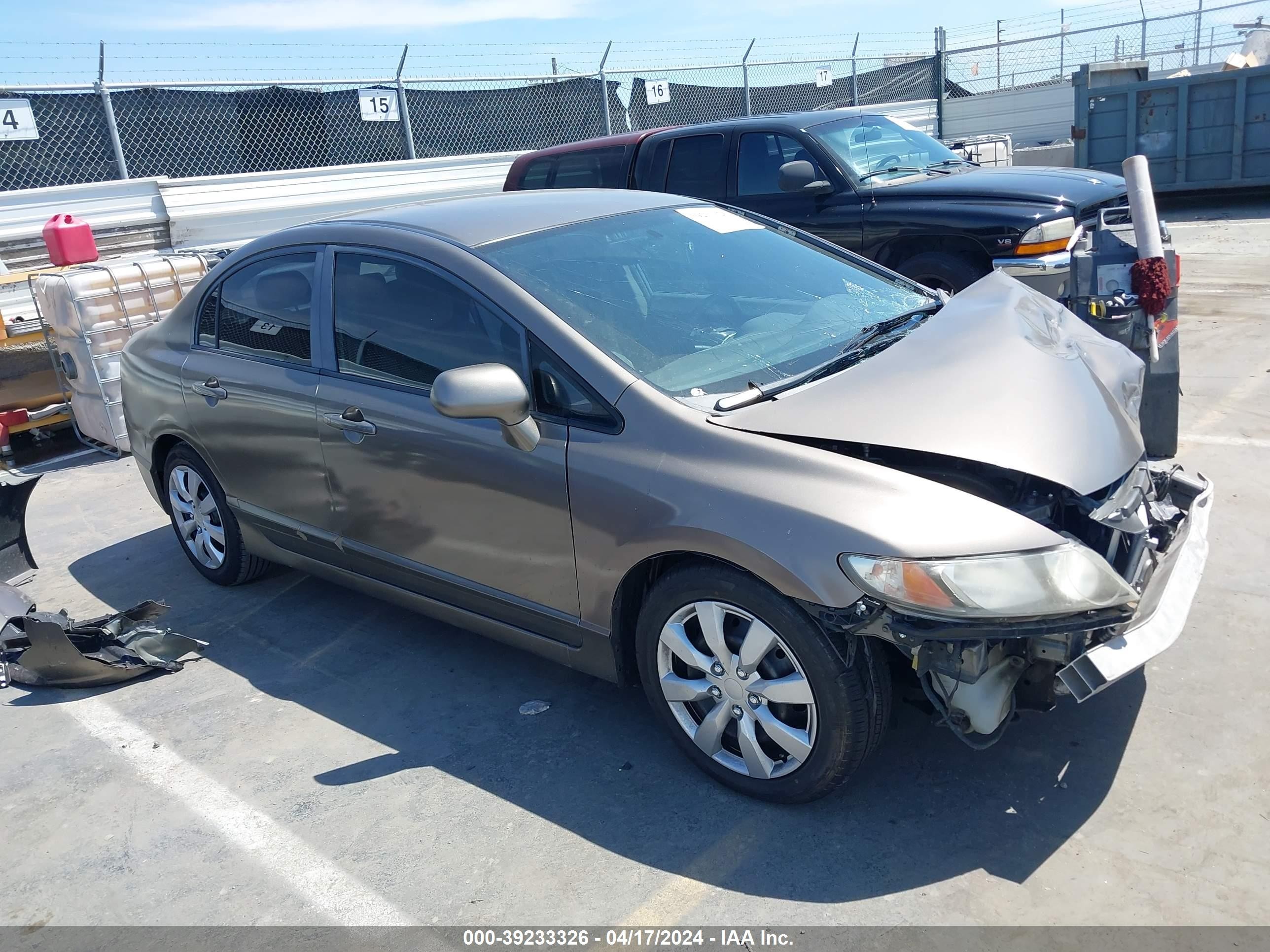 HONDA CIVIC 2008 2hgfa16568h334980