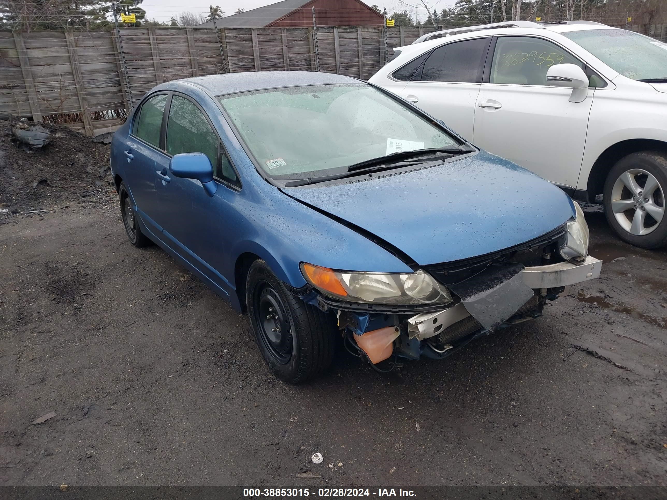 HONDA CIVIC 2008 2hgfa16568h522480