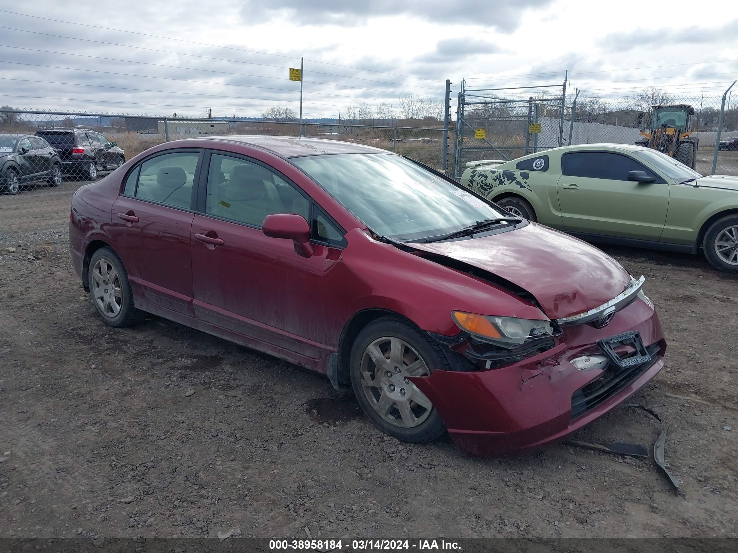 HONDA CIVIC 2008 2hgfa16568h529090