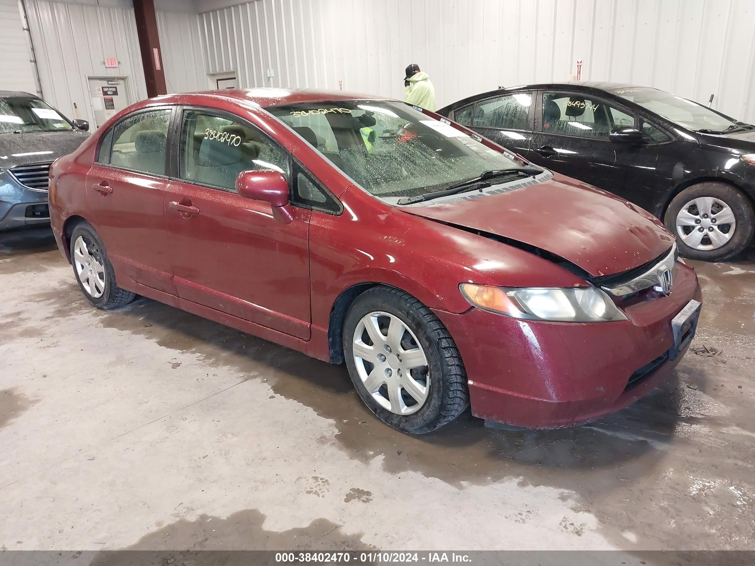 HONDA CIVIC 2008 2hgfa16578h535898