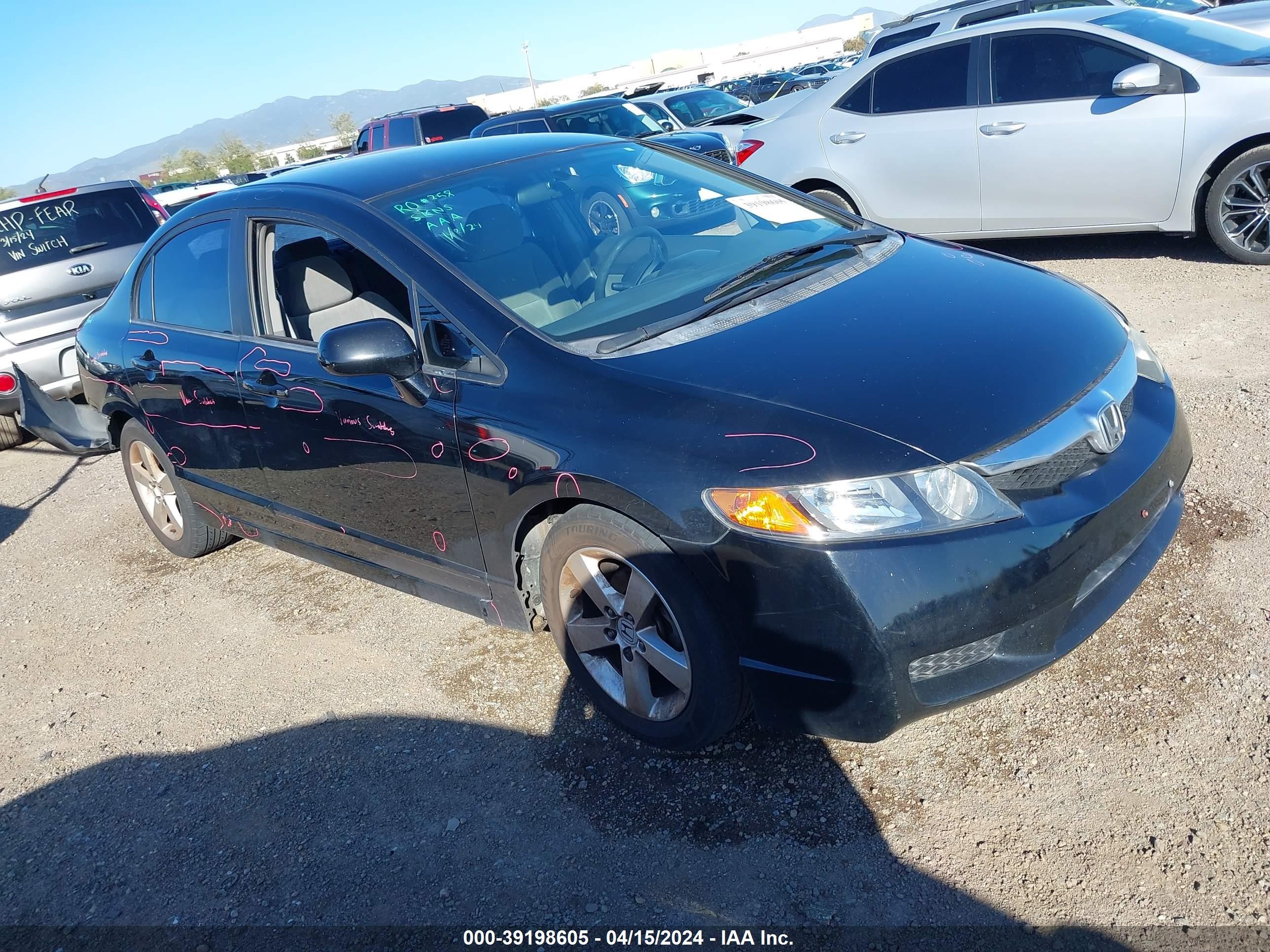 HONDA CIVIC 2009 2hgfa16579h326484