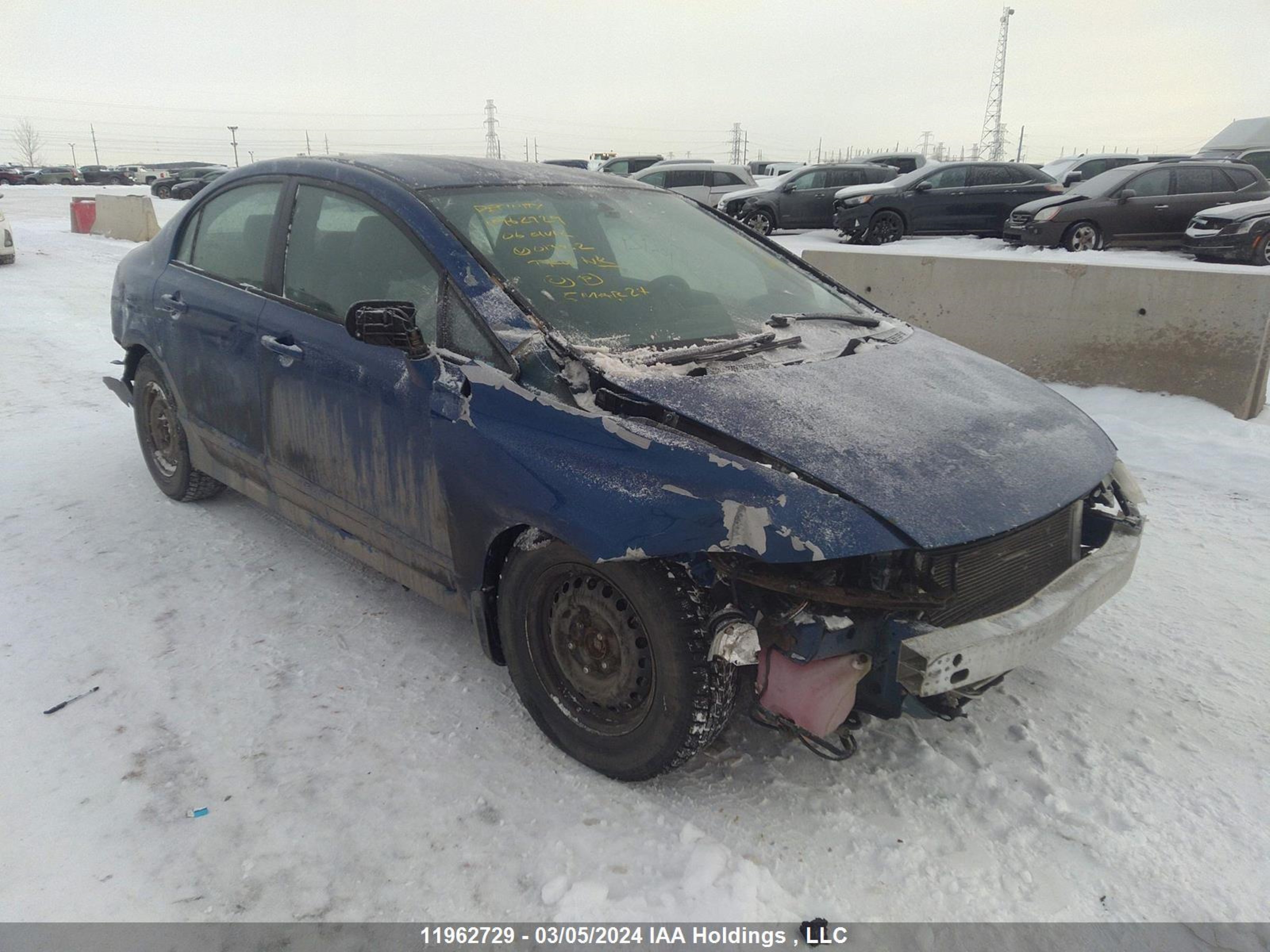 HONDA CIVIC 2006 2hgfa16586h013052