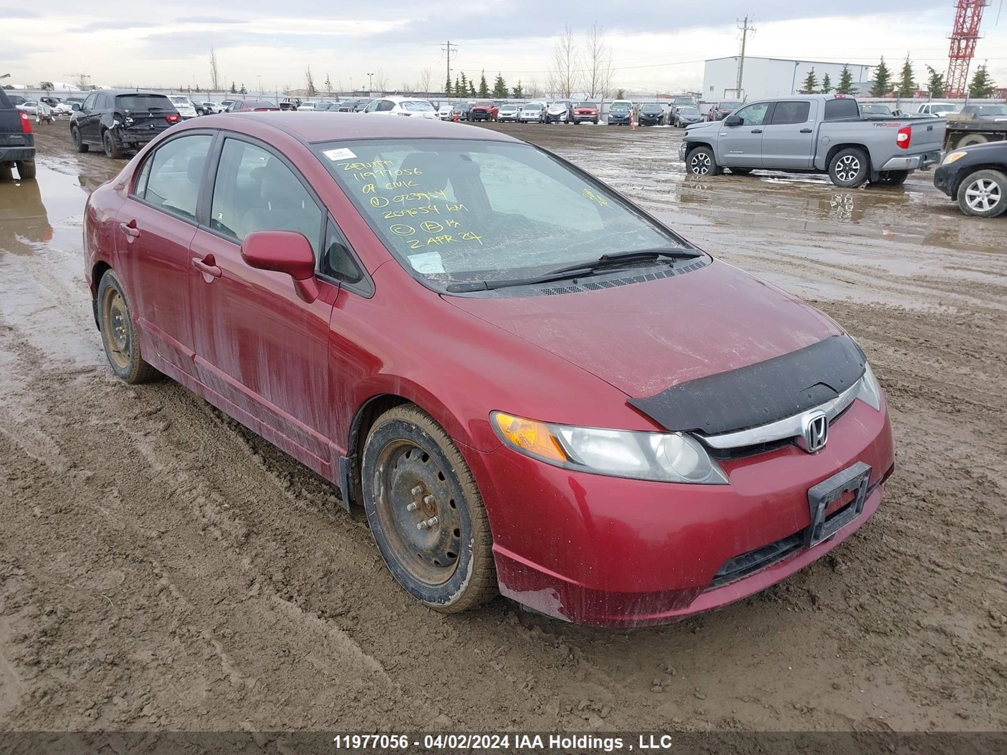 HONDA CIVIC 2007 2hgfa16587h023954