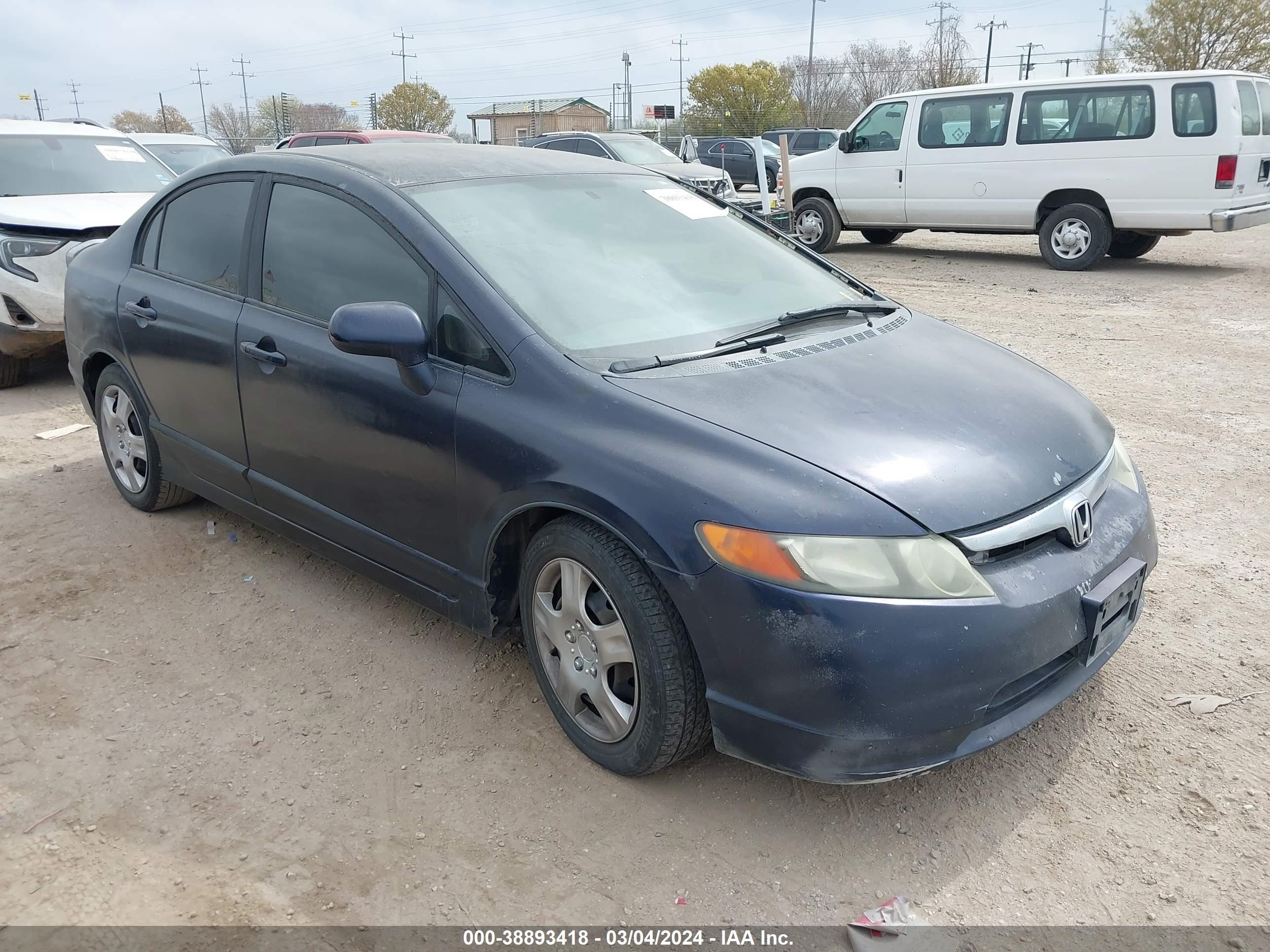 HONDA CIVIC 2007 2hgfa16587h510085