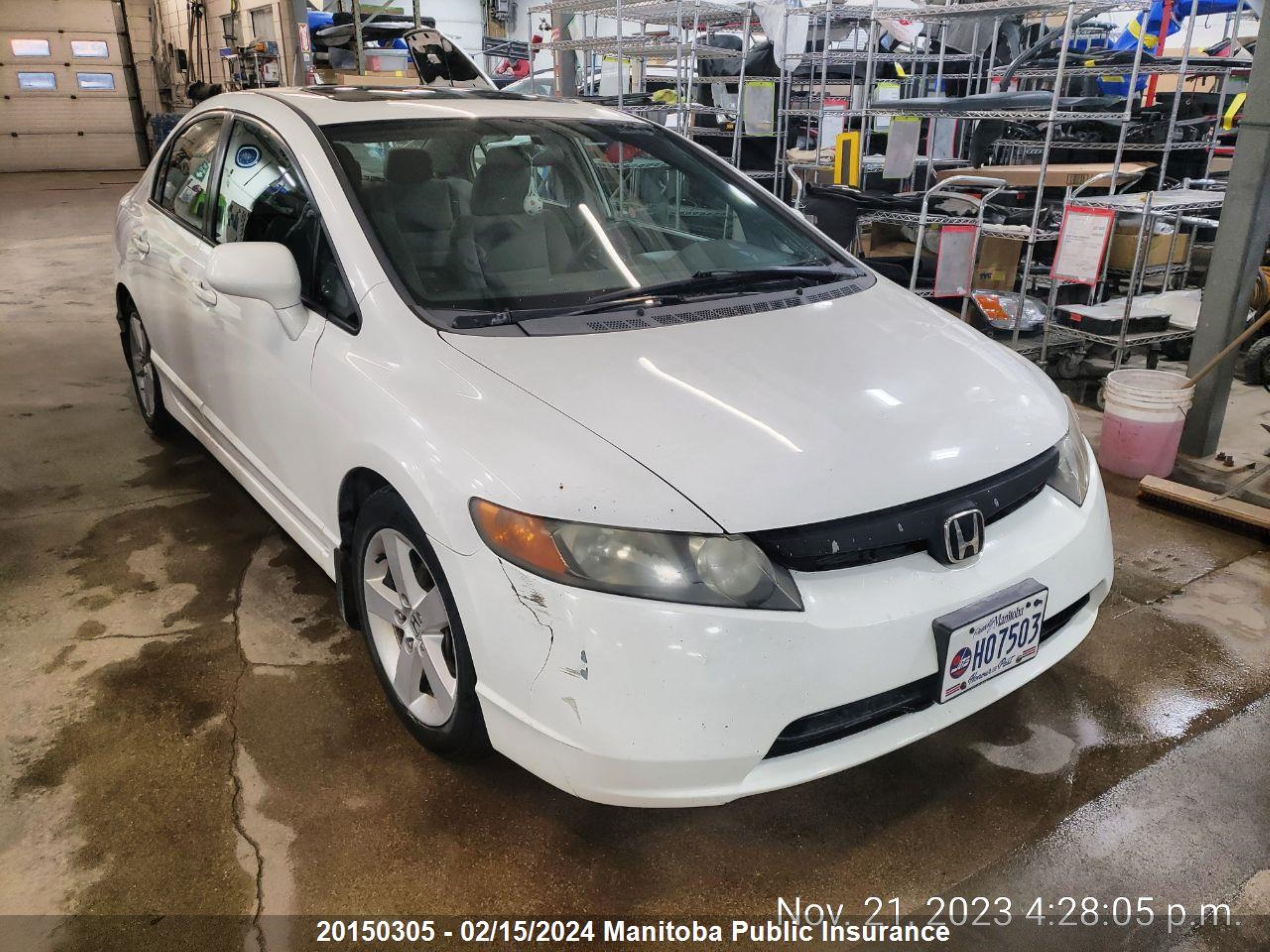 HONDA CIVIC 2008 2hgfa16598h105578