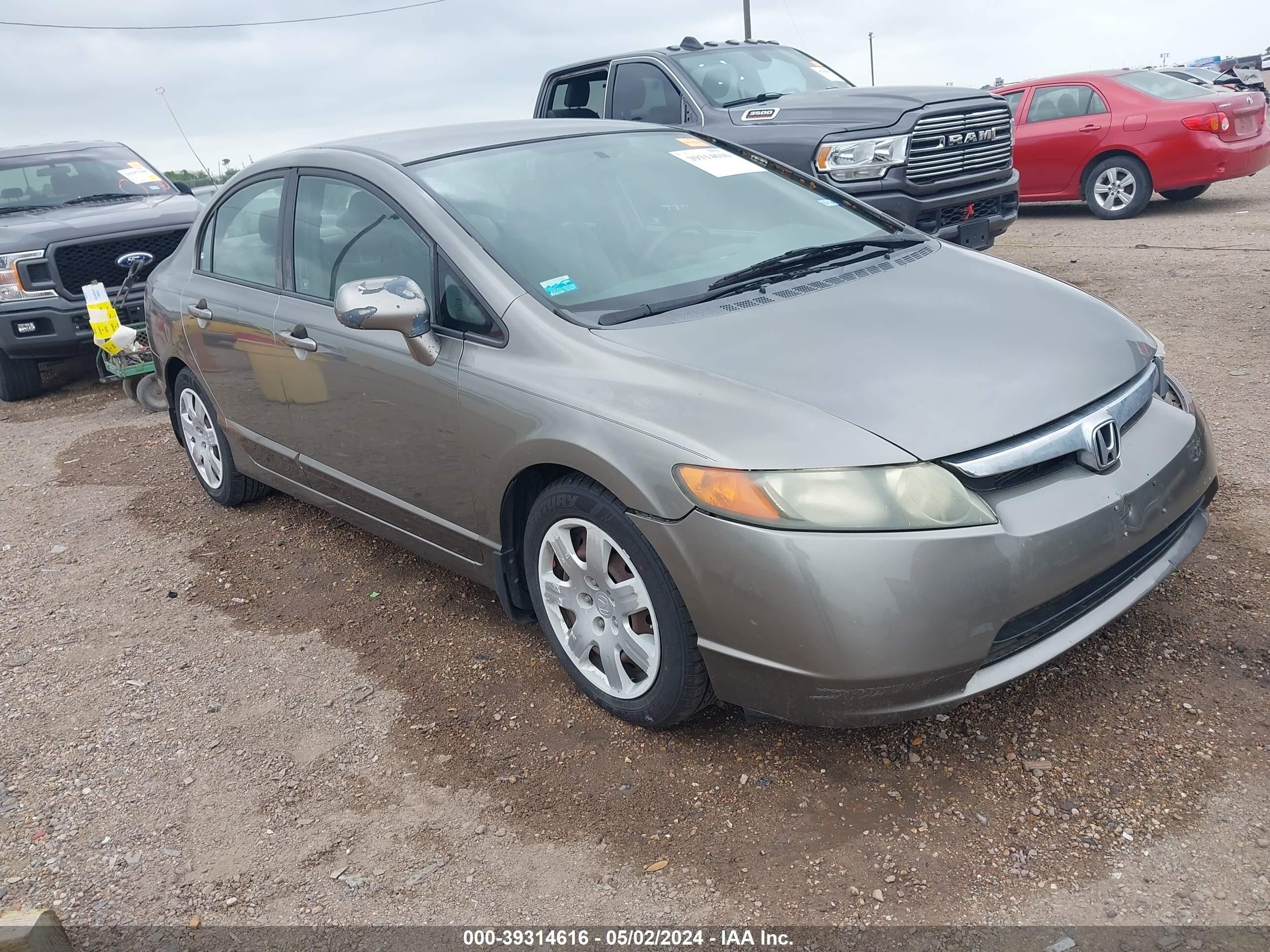 HONDA CIVIC 2008 2hgfa16598h517614