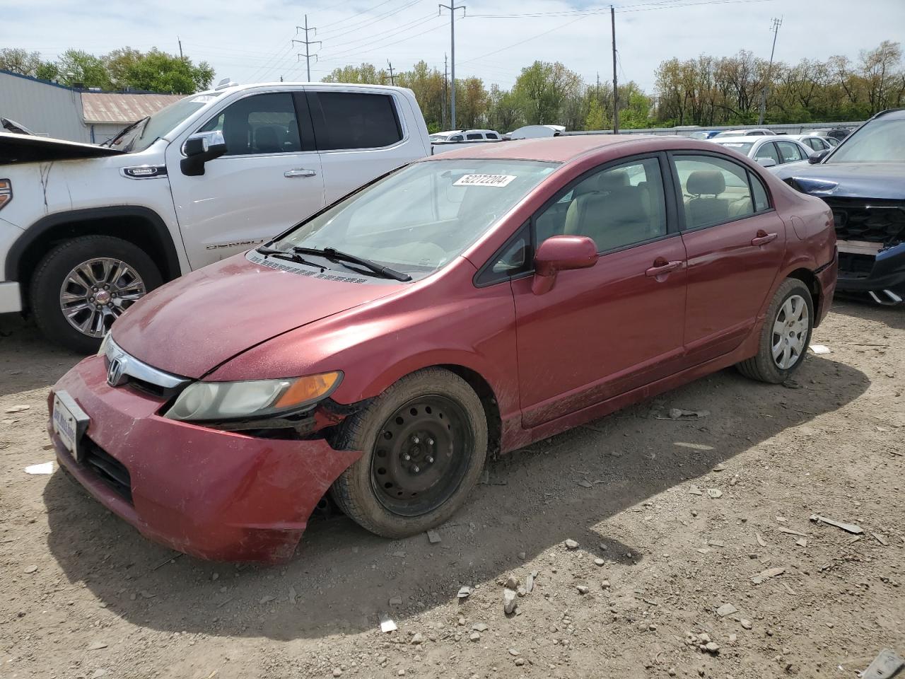 HONDA CIVIC 2008 2hgfa16598h529150