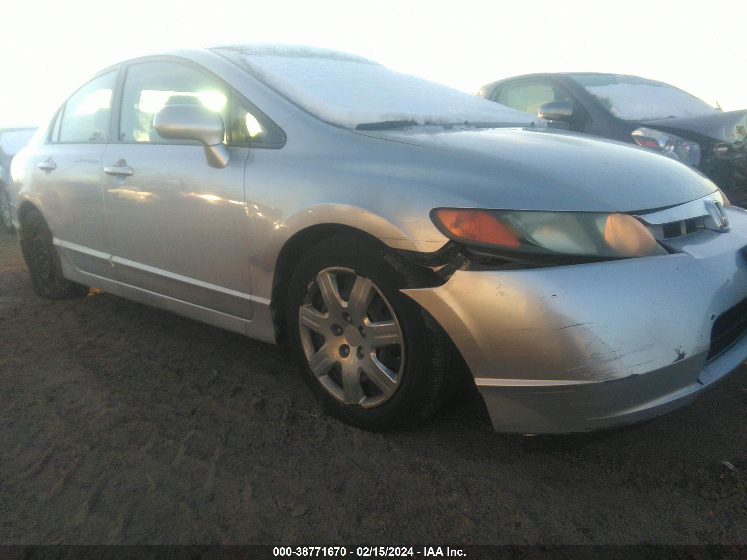 HONDA CIVIC 2008 2hgfa165x8h335985