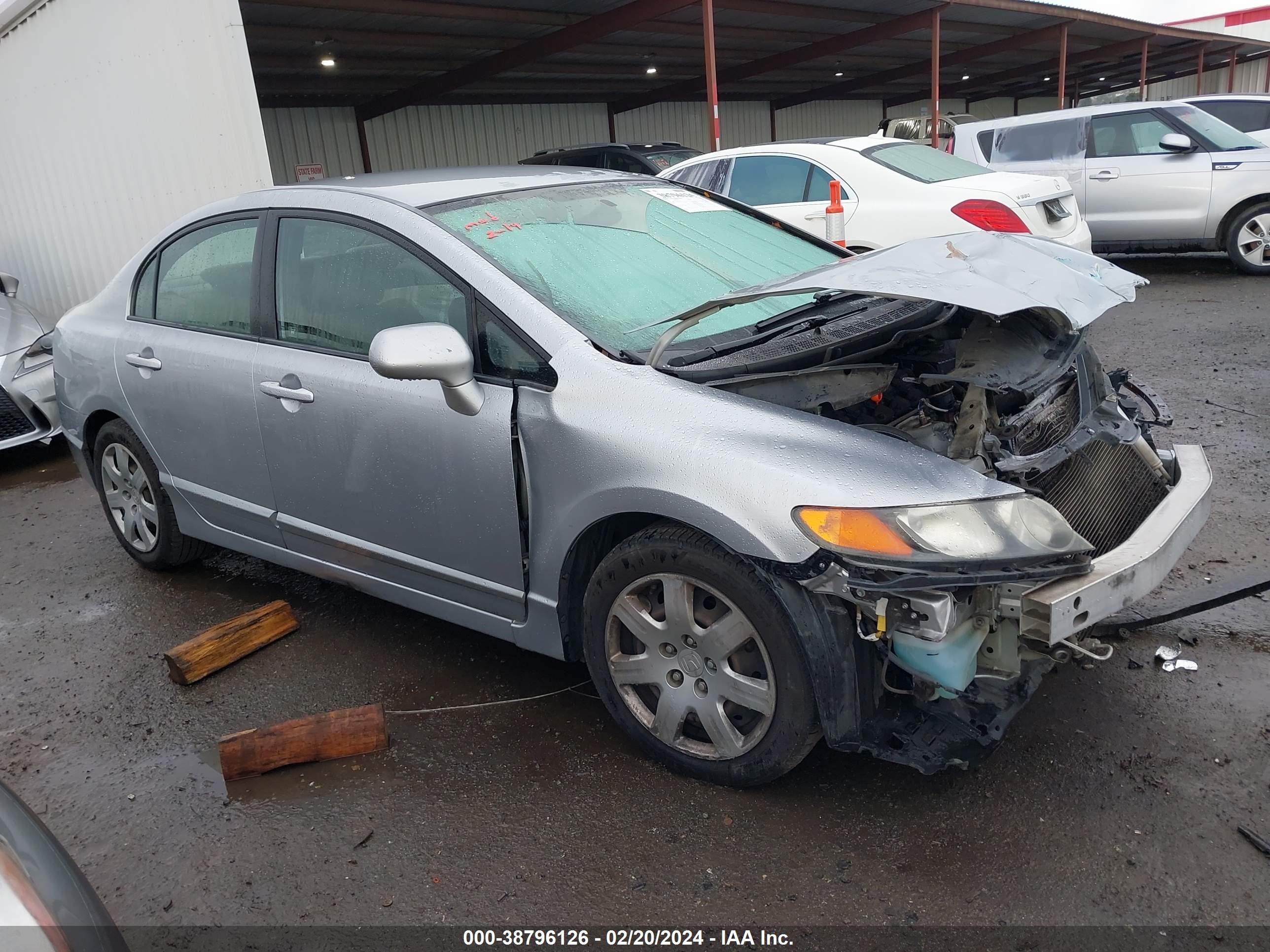 HONDA CIVIC 2008 2hgfa165x8h351376