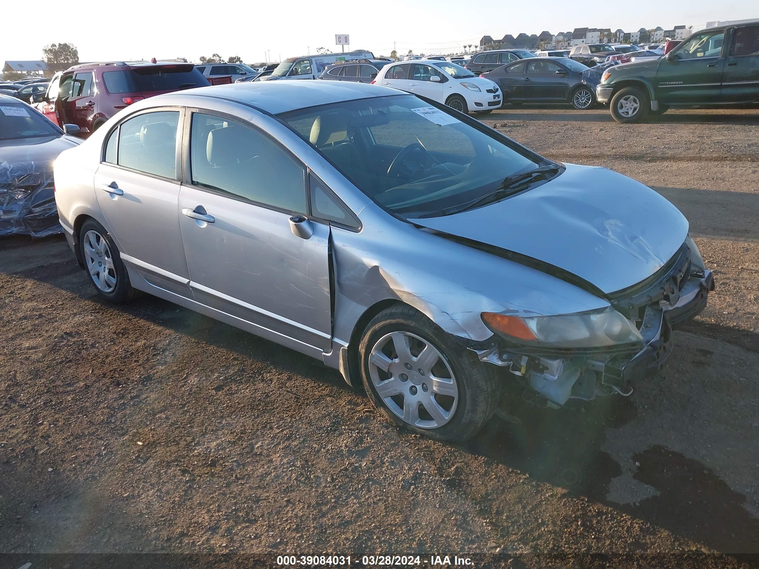 HONDA CIVIC 2008 2hgfa165x8h523776