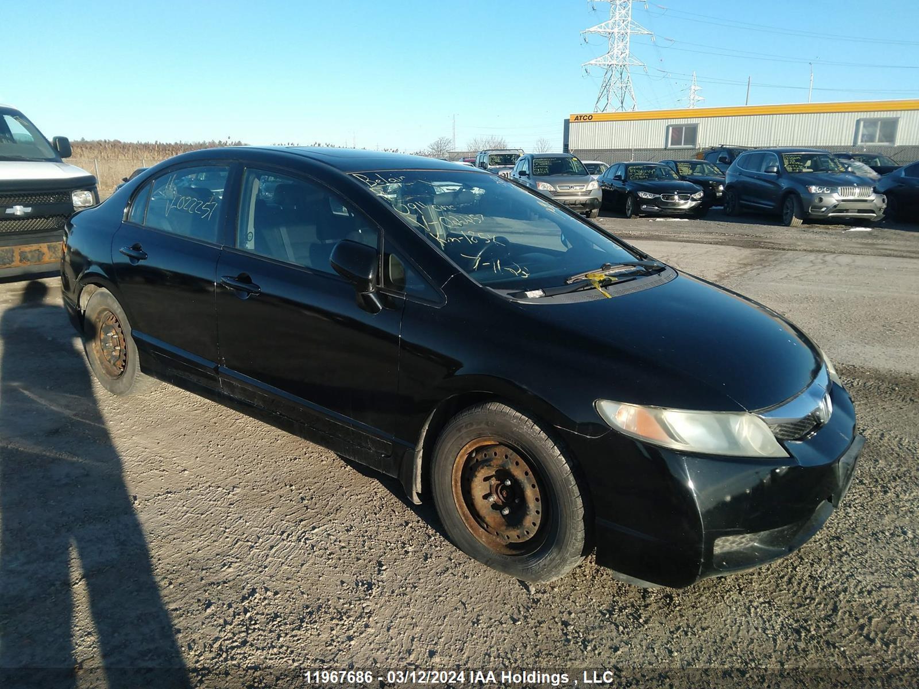 HONDA CIVIC 2009 2hgfa16699h022257