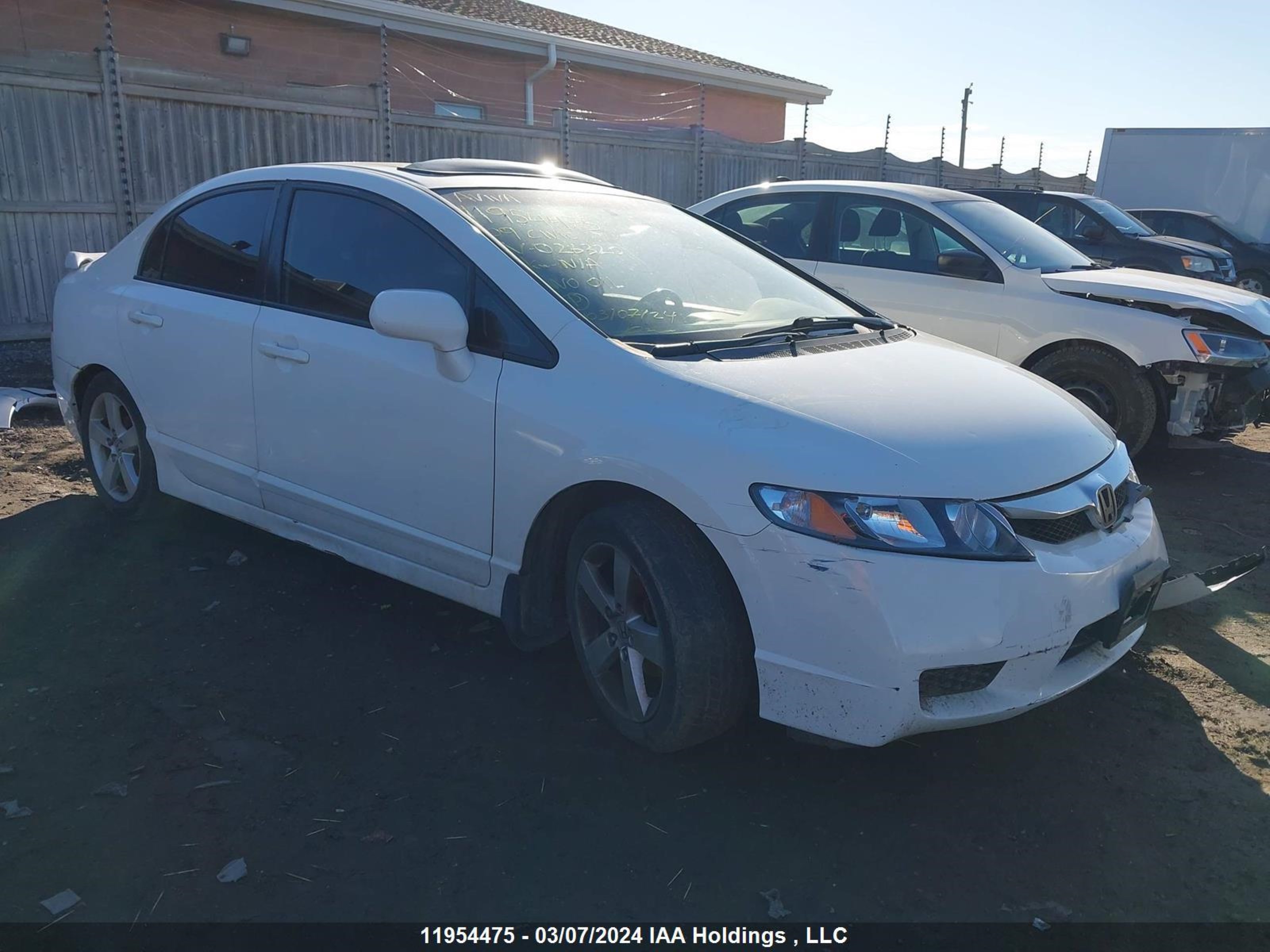 HONDA CIVIC 2009 2hgfa166x9h026320