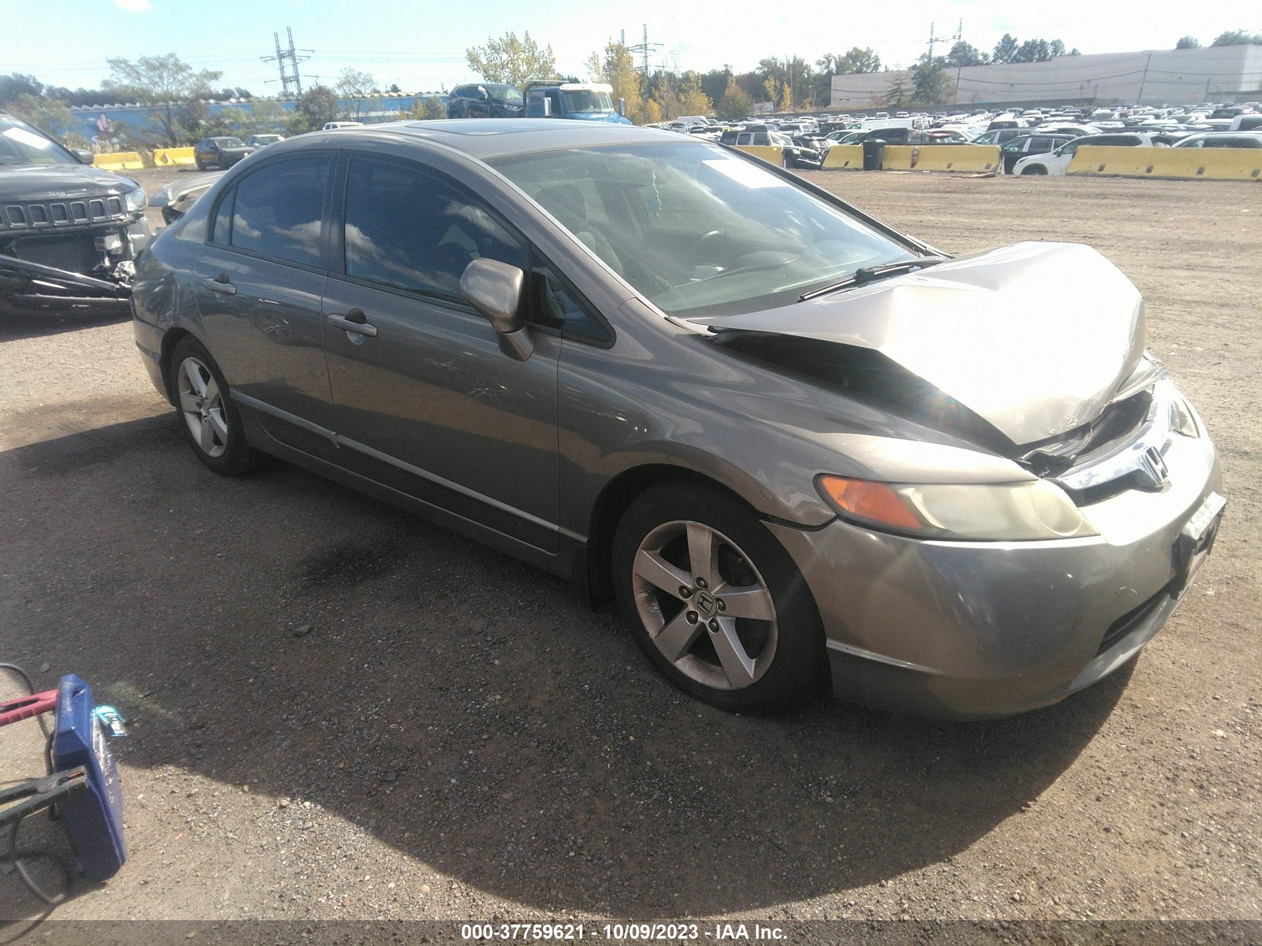 HONDA CIVIC 2008 2hgfa16848h345356