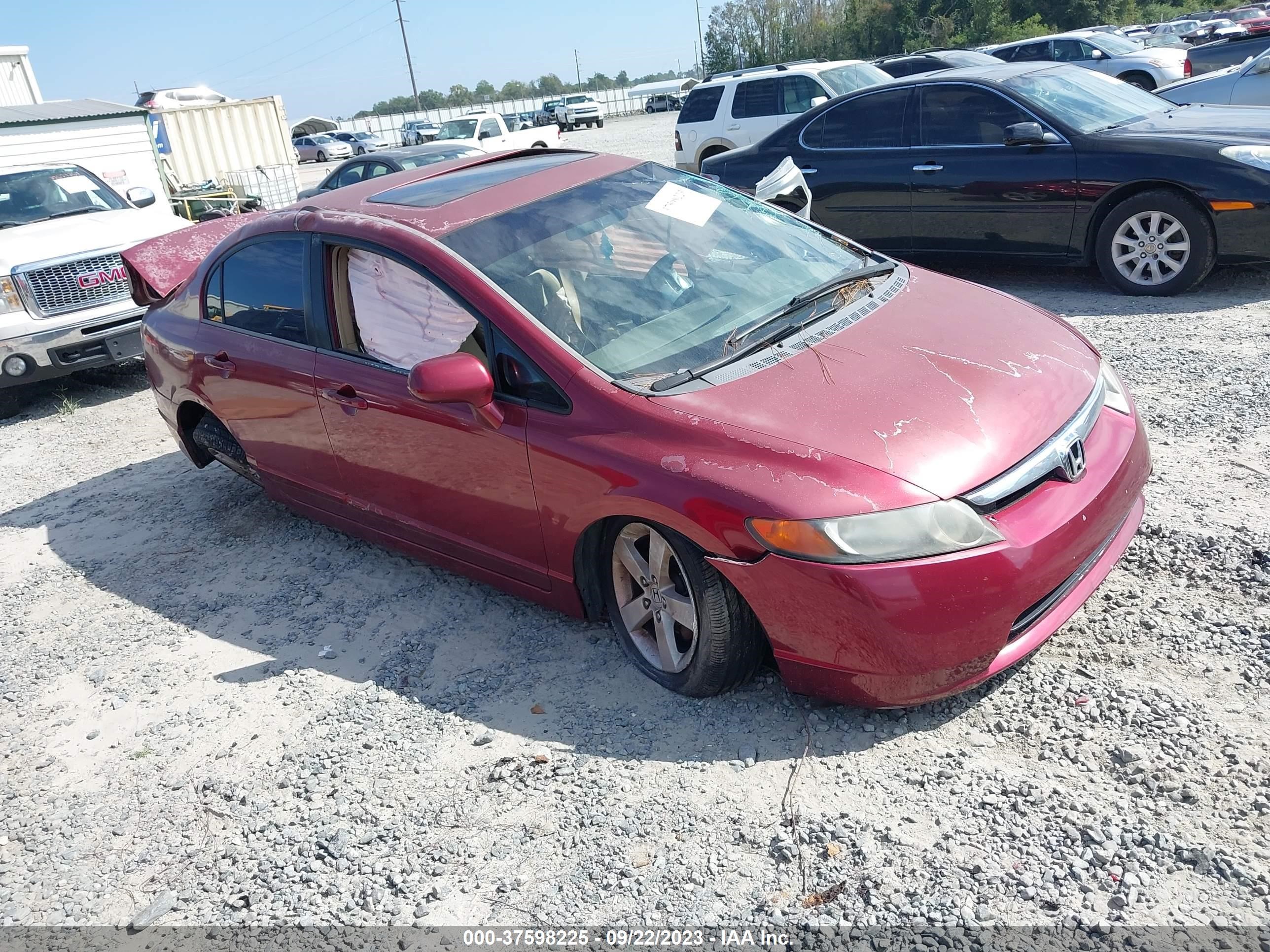 HONDA CIVIC 2006 2hgfa16876h500236