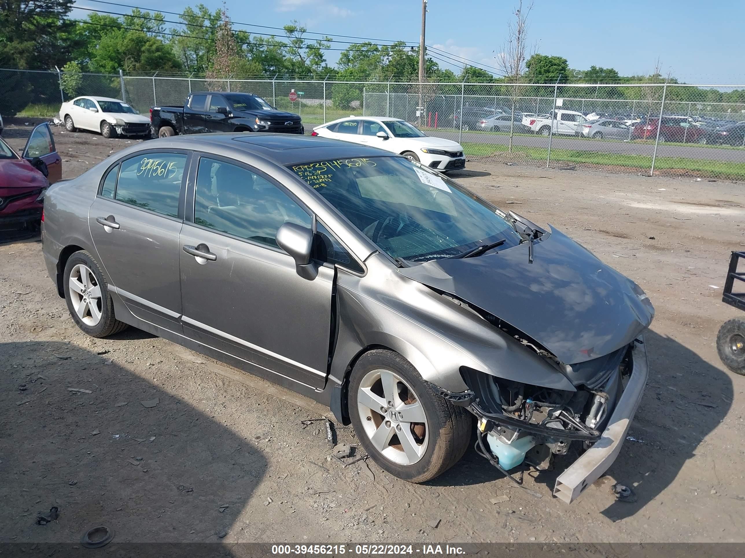 HONDA CIVIC 2008 2hgfa168x8h328433