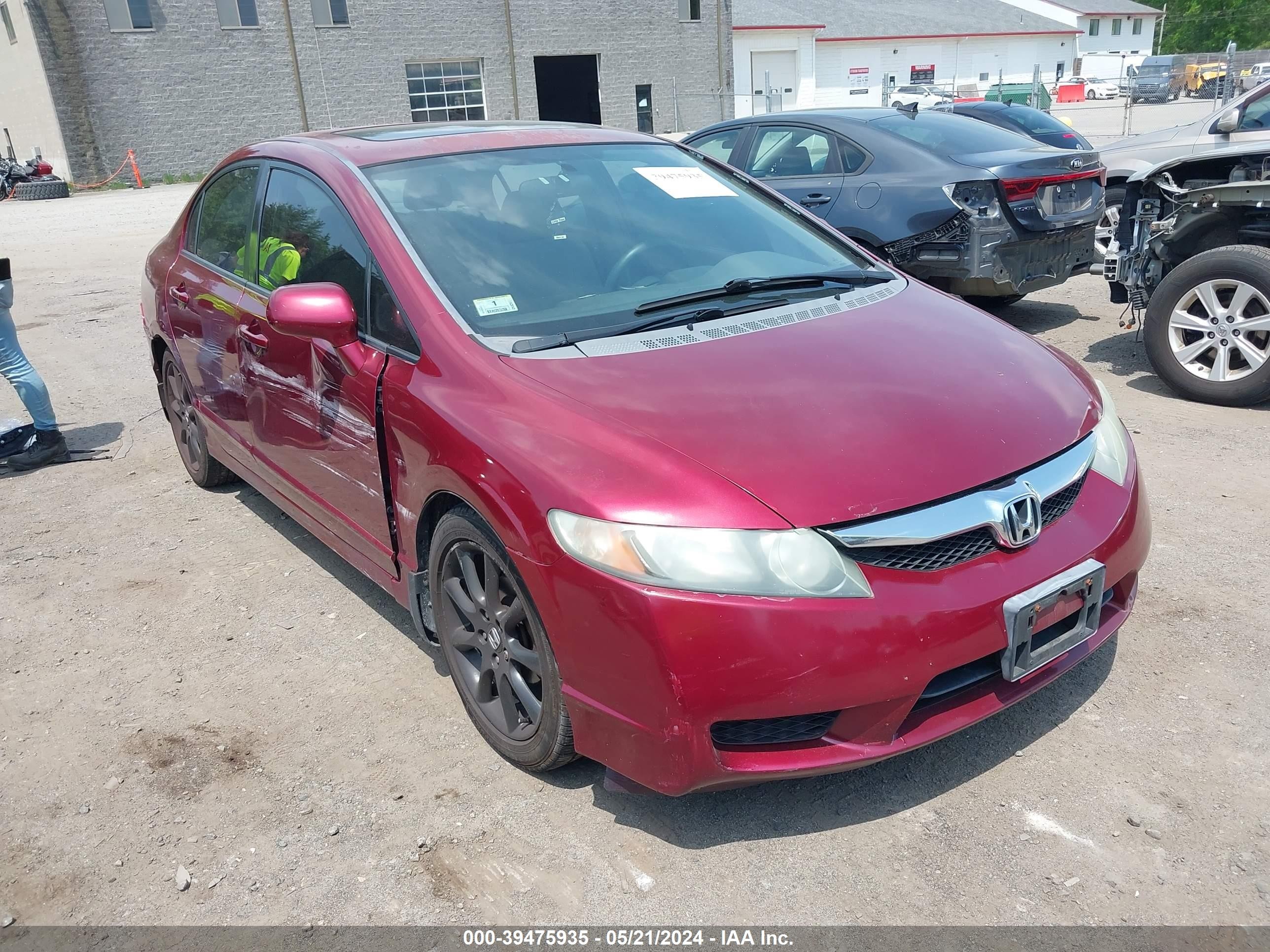 HONDA CIVIC 2009 2hgfa168x9h338607