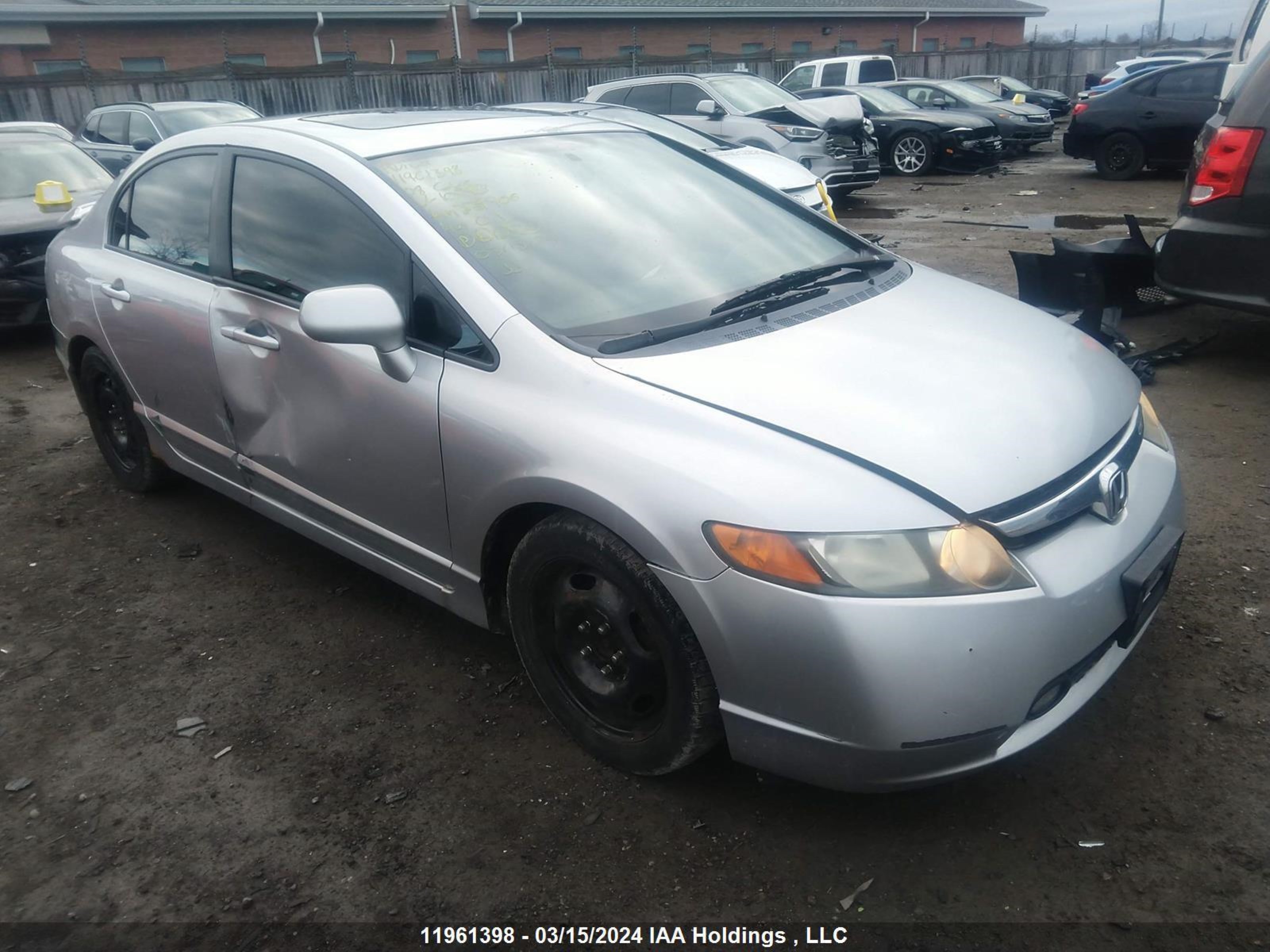 HONDA CIVIC 2008 2hgfa16938h107958