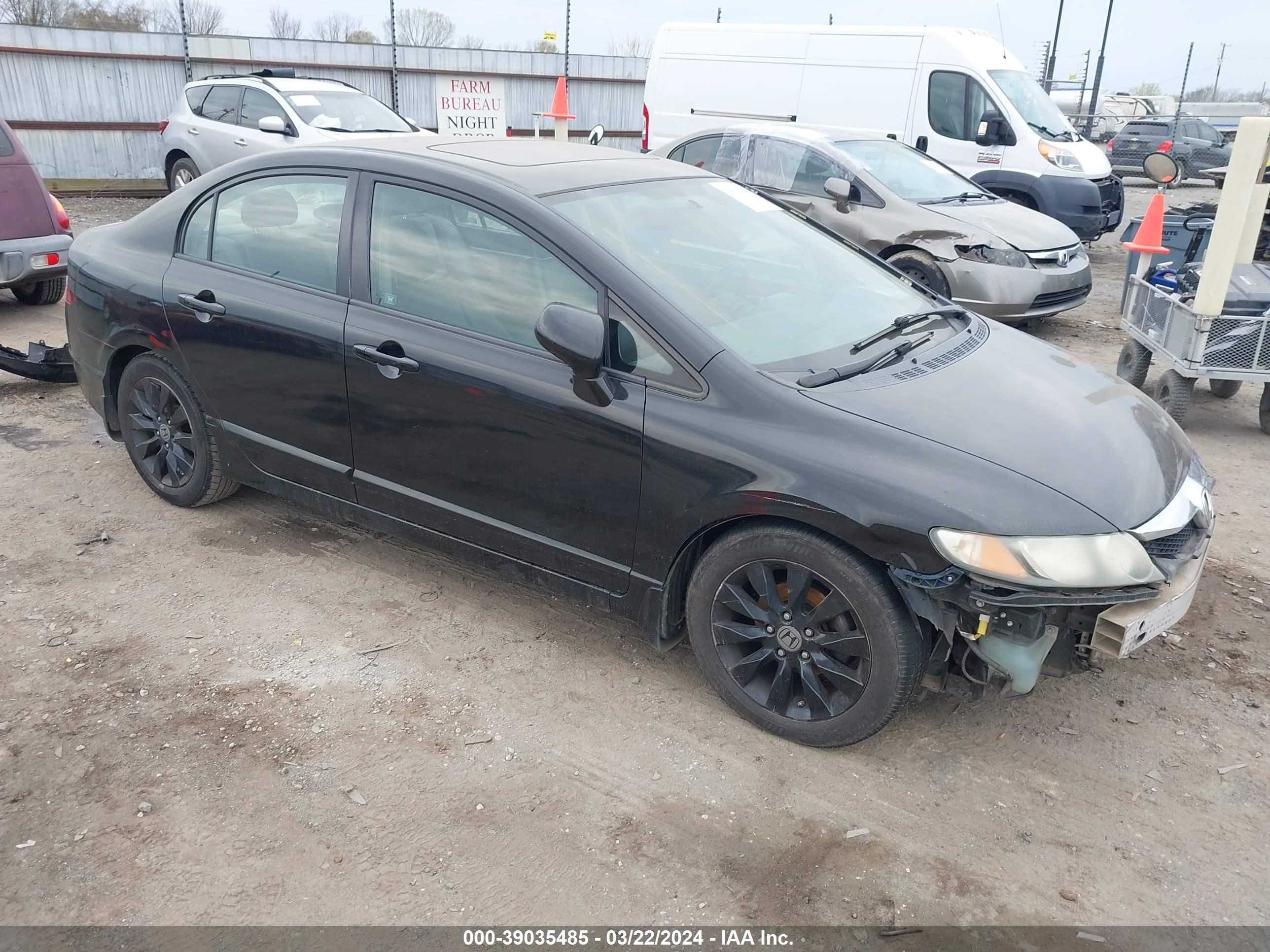 HONDA CIVIC 2009 2hgfa16949h525057