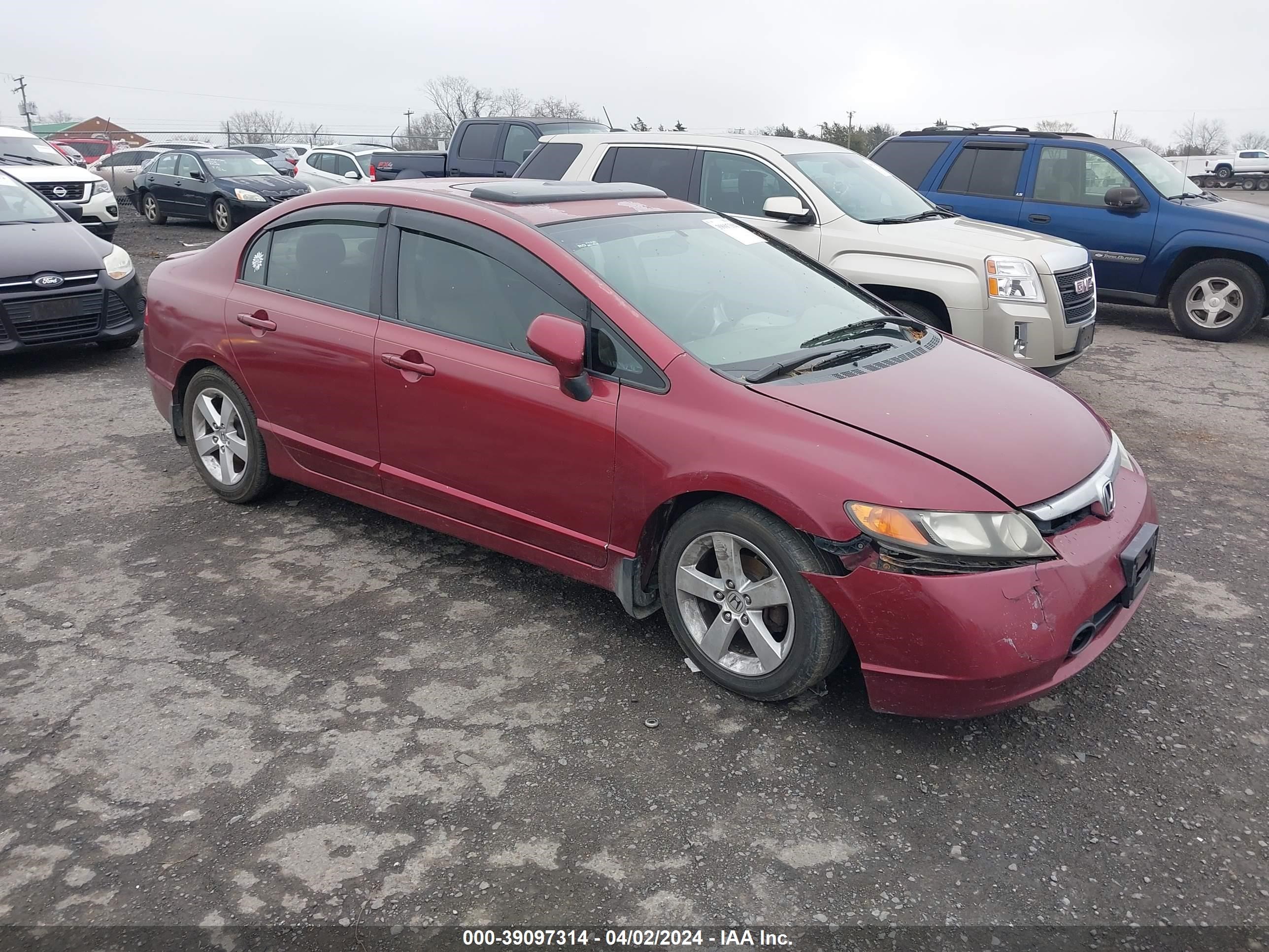 HONDA CIVIC 2008 2hgfa16968h518139