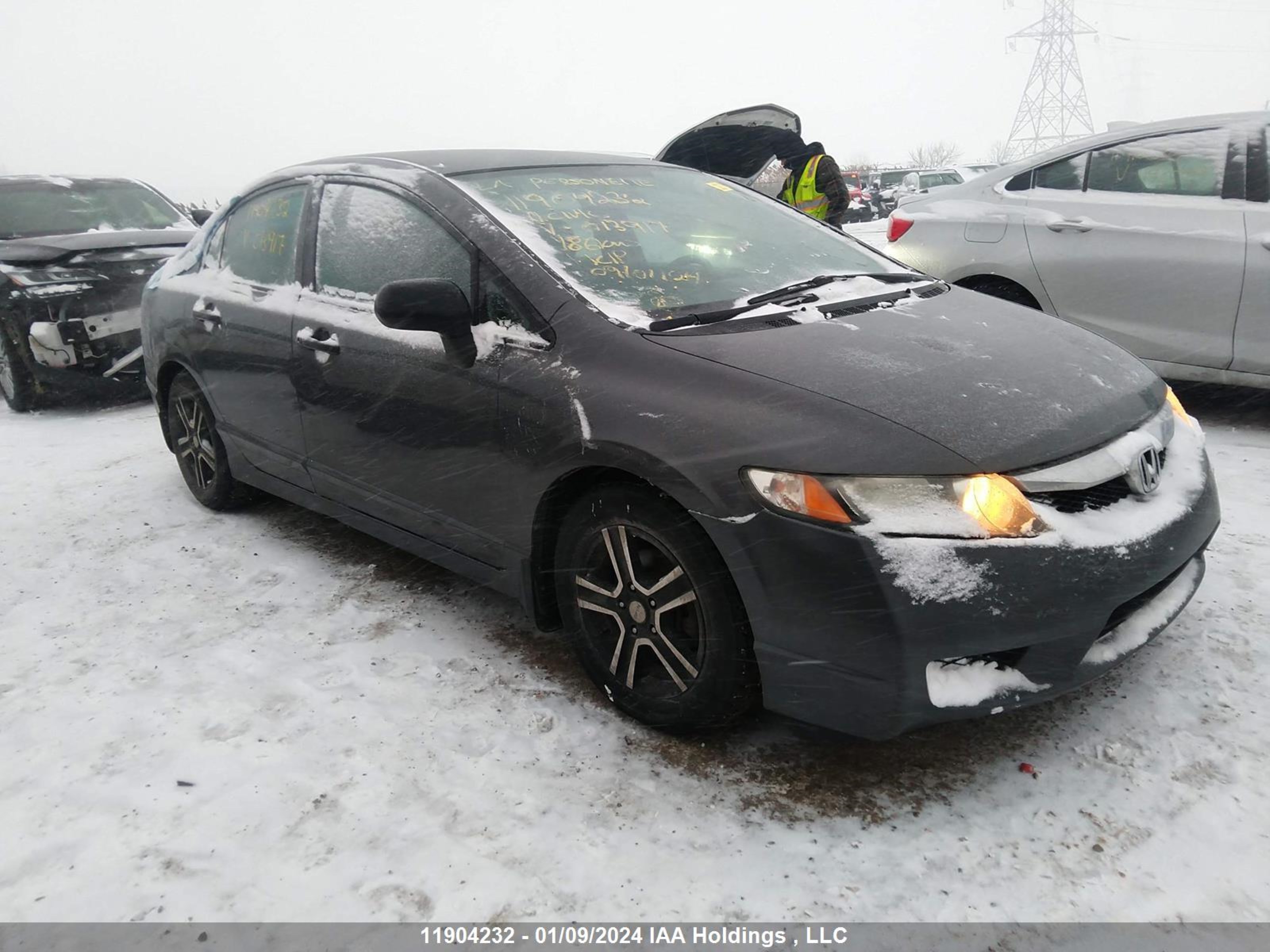 HONDA CIVIC 2011 2hgfa1e27bh013917