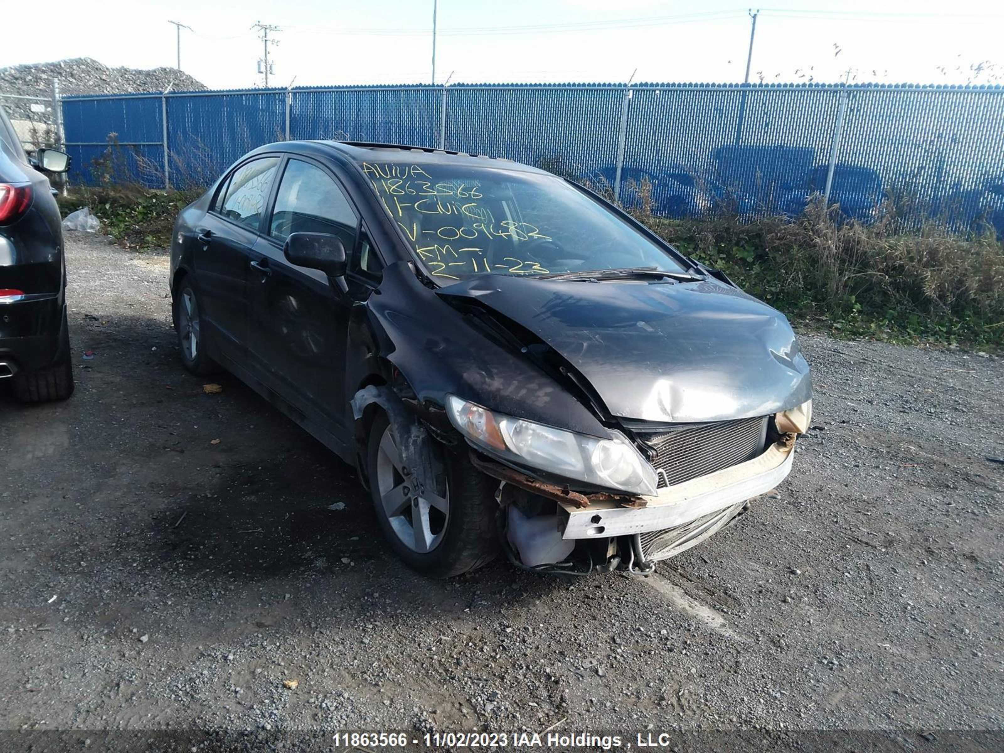 HONDA CIVIC 2011 2hgfa1e67bh009482