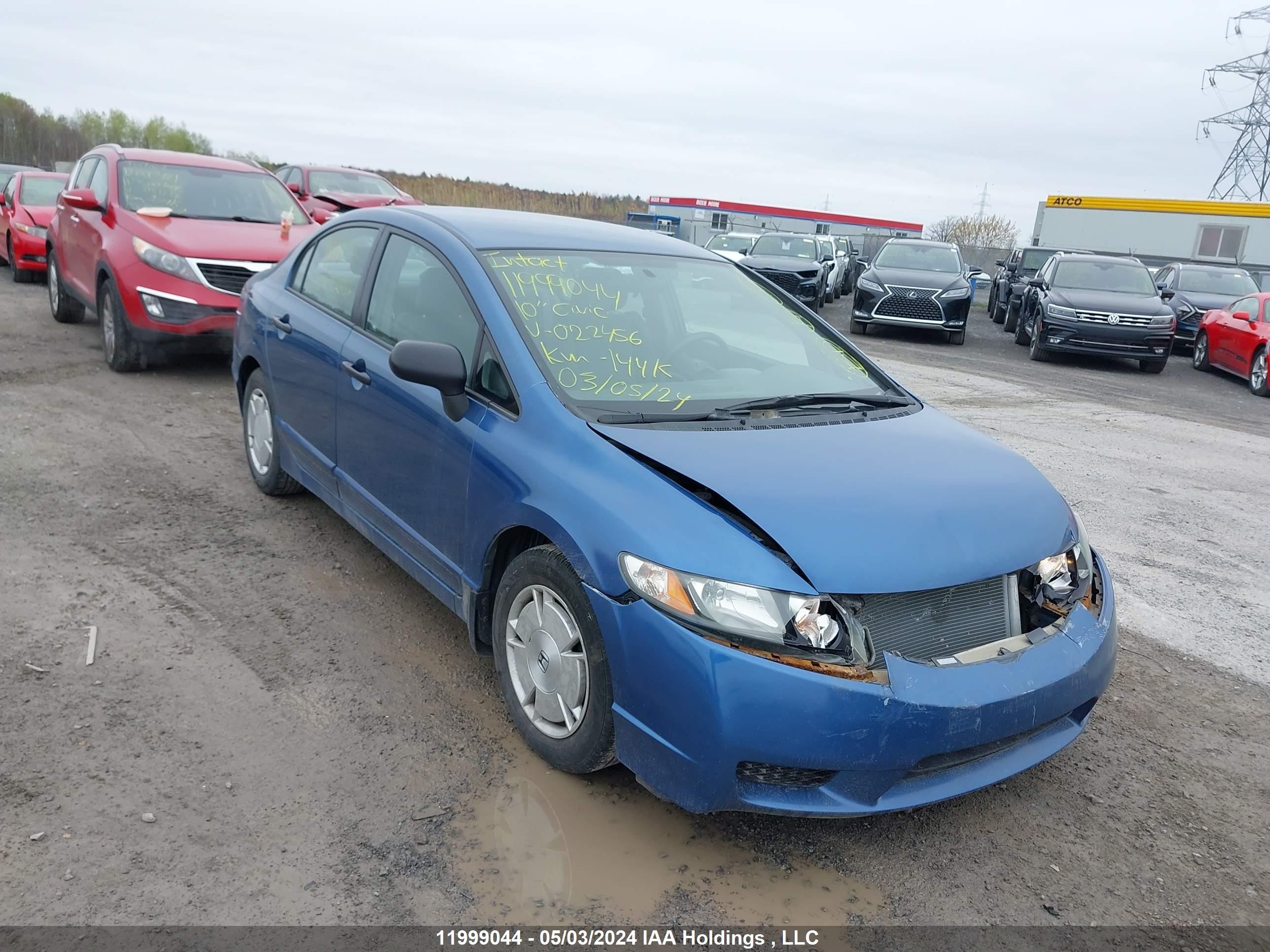 HONDA CIVIC 2010 2hgfa1f40ah022456