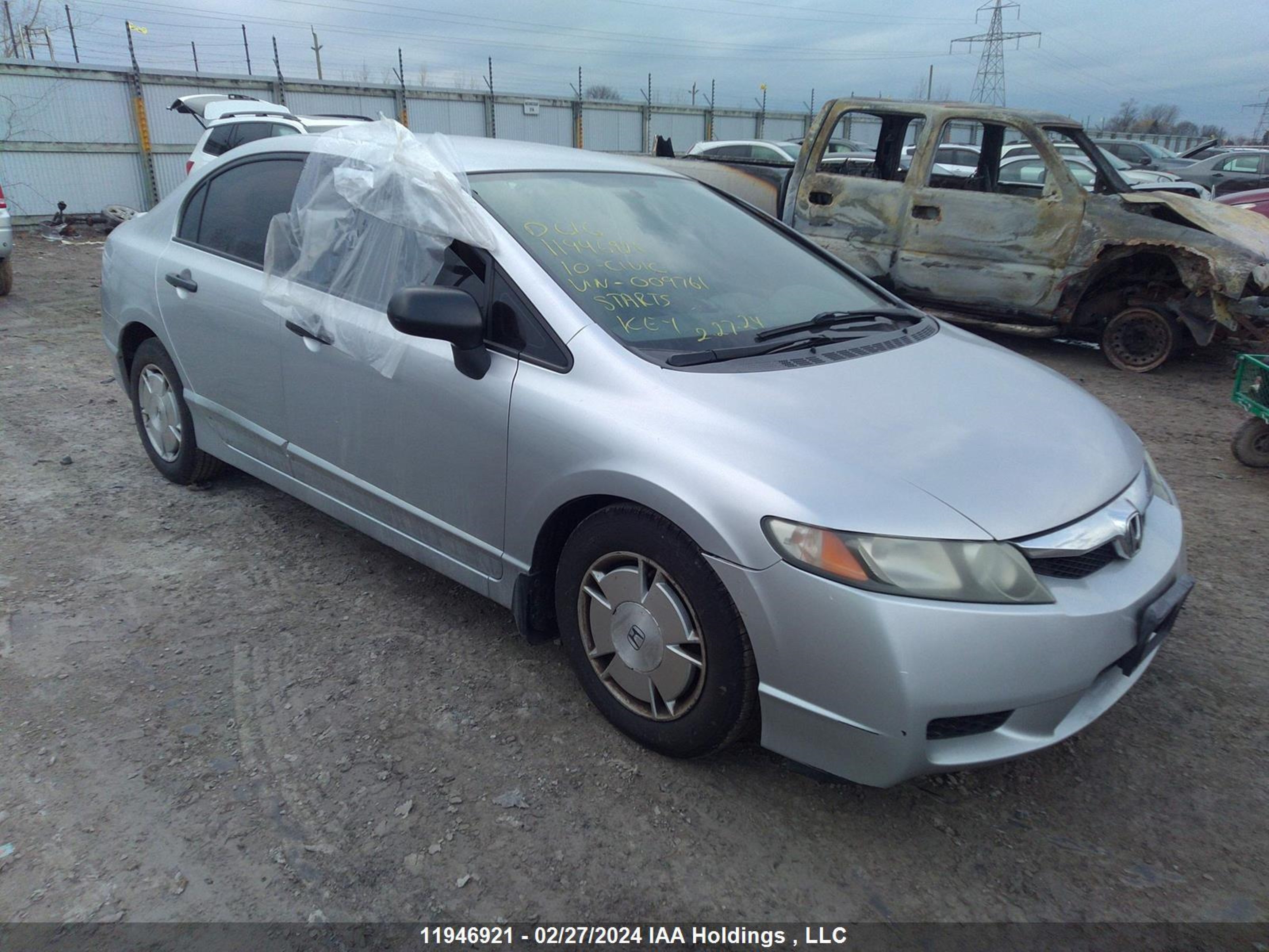 HONDA CIVIC 2010 2hgfa1f46ah009761